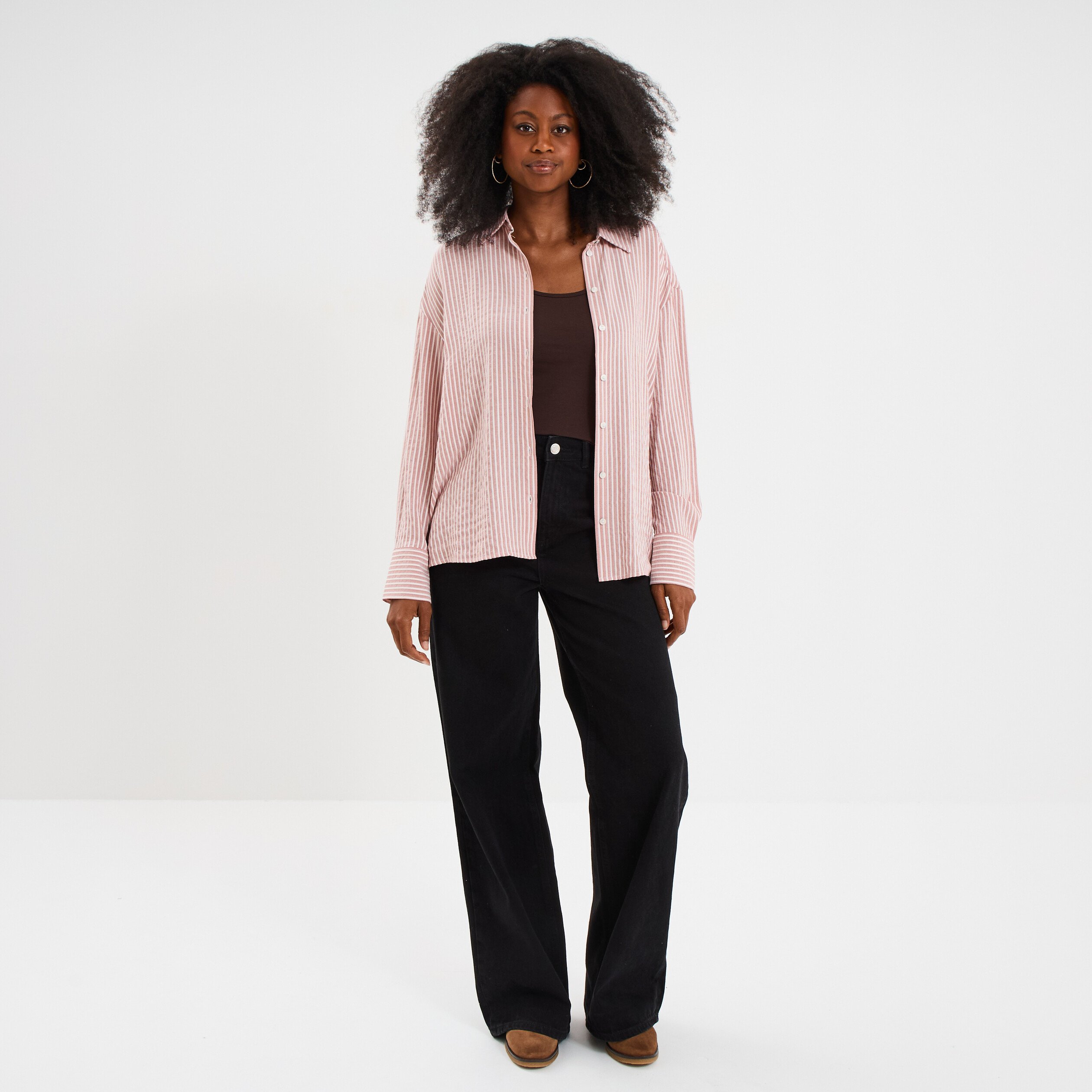 debardeur coton bretelles reglables marron fonce femme Débardeur coton bretelles réglables marron foncé femme
