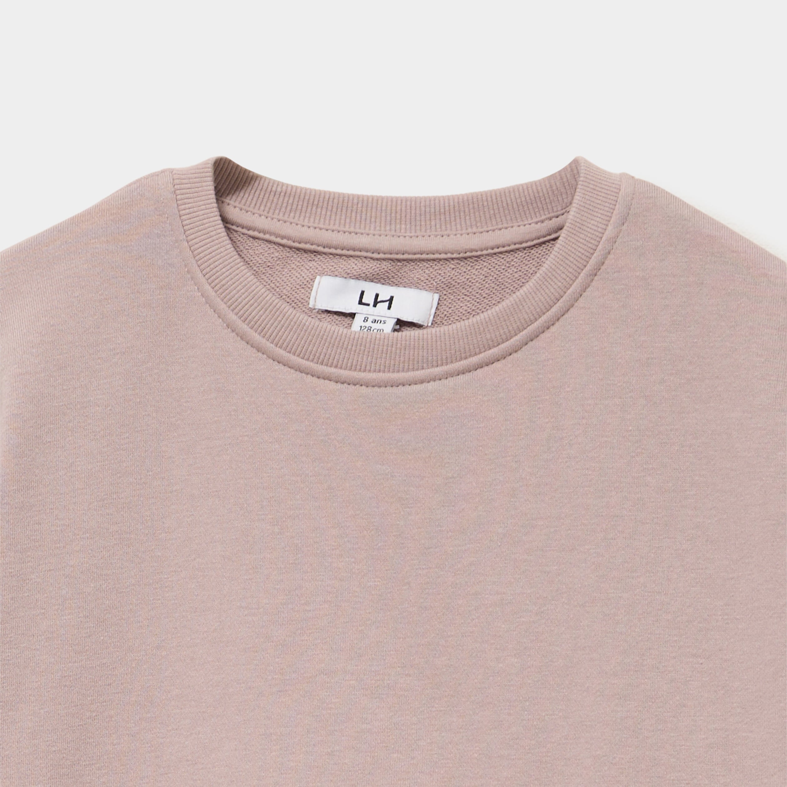 Ensemble de jogging sweat et pantalon marron clair fille