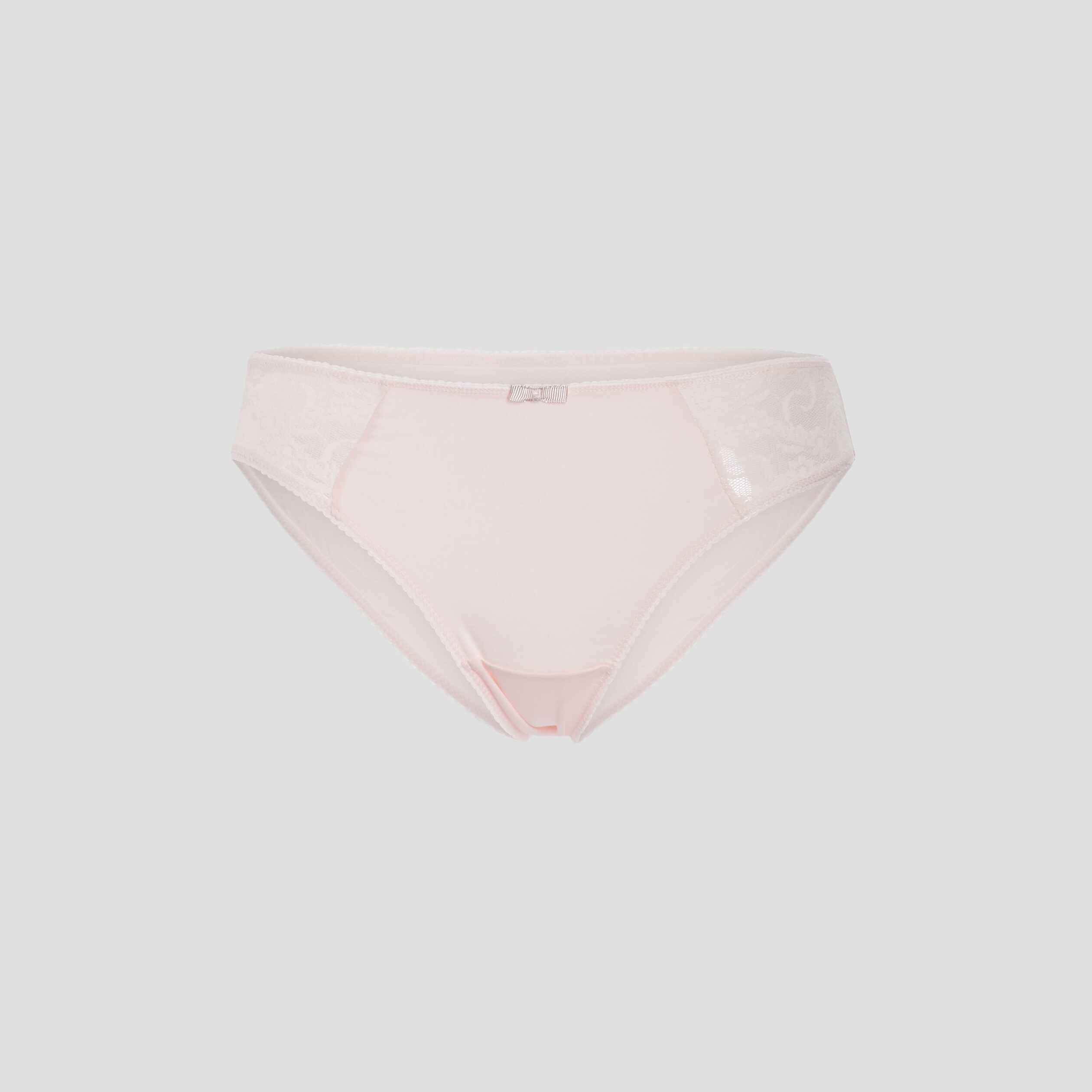culotte en coton avec dentelle rose poudree femme Culotte en coton avec dentelle rose poudrée femme