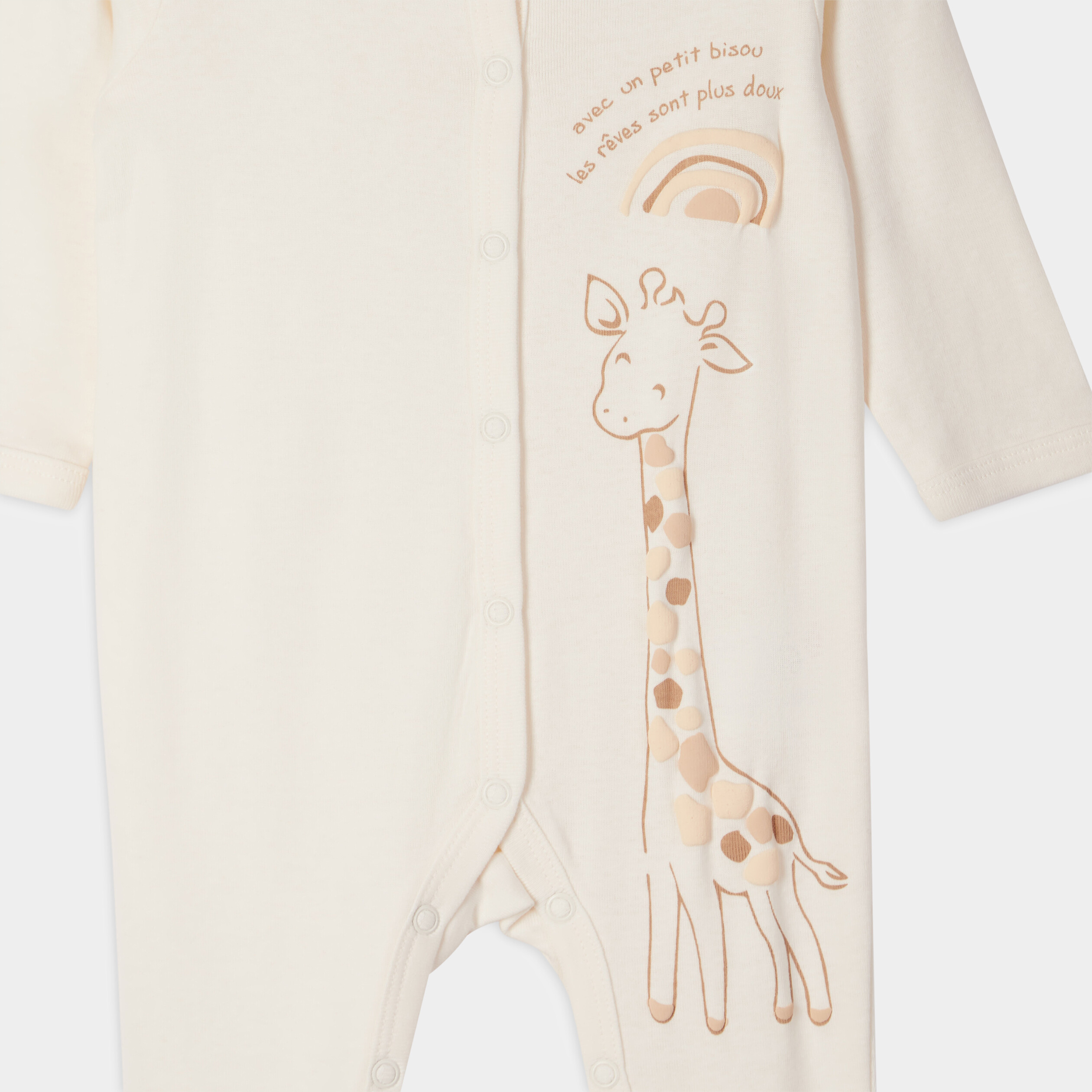 pyjama kimbaloo blanc bebe Pyjama Kimbaloo blanc bébé