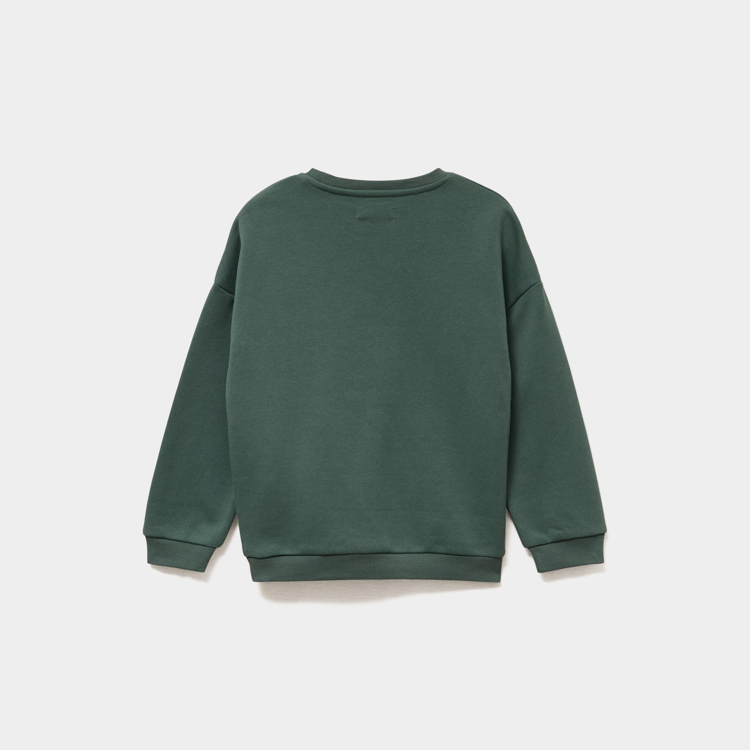 Ensemble jogging sweat et pantalon vert fonc&eacute; gar&ccedil;on