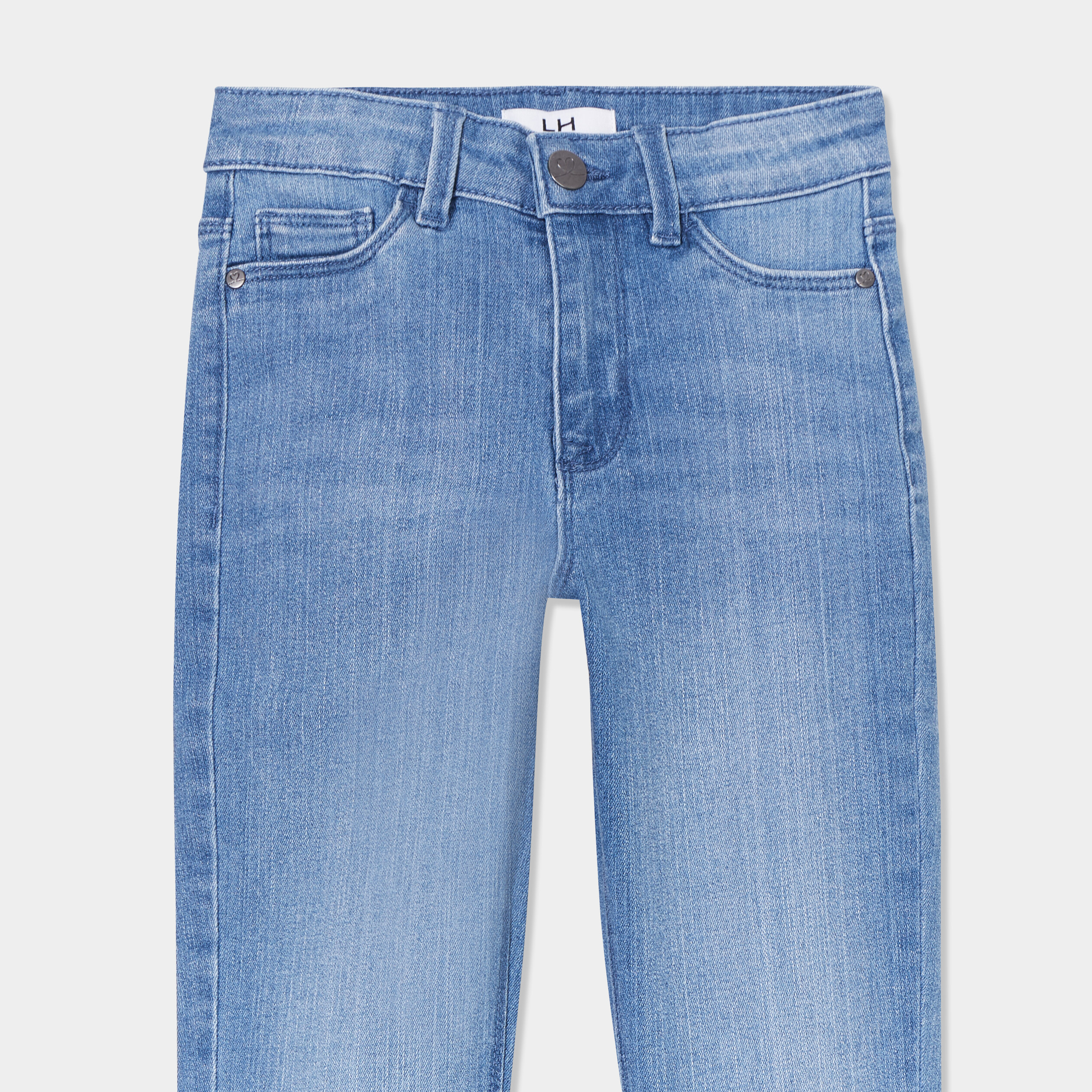 jeans skinny 5 poches denim double stone fille Jeans skinny 5 poches denim double stone fille