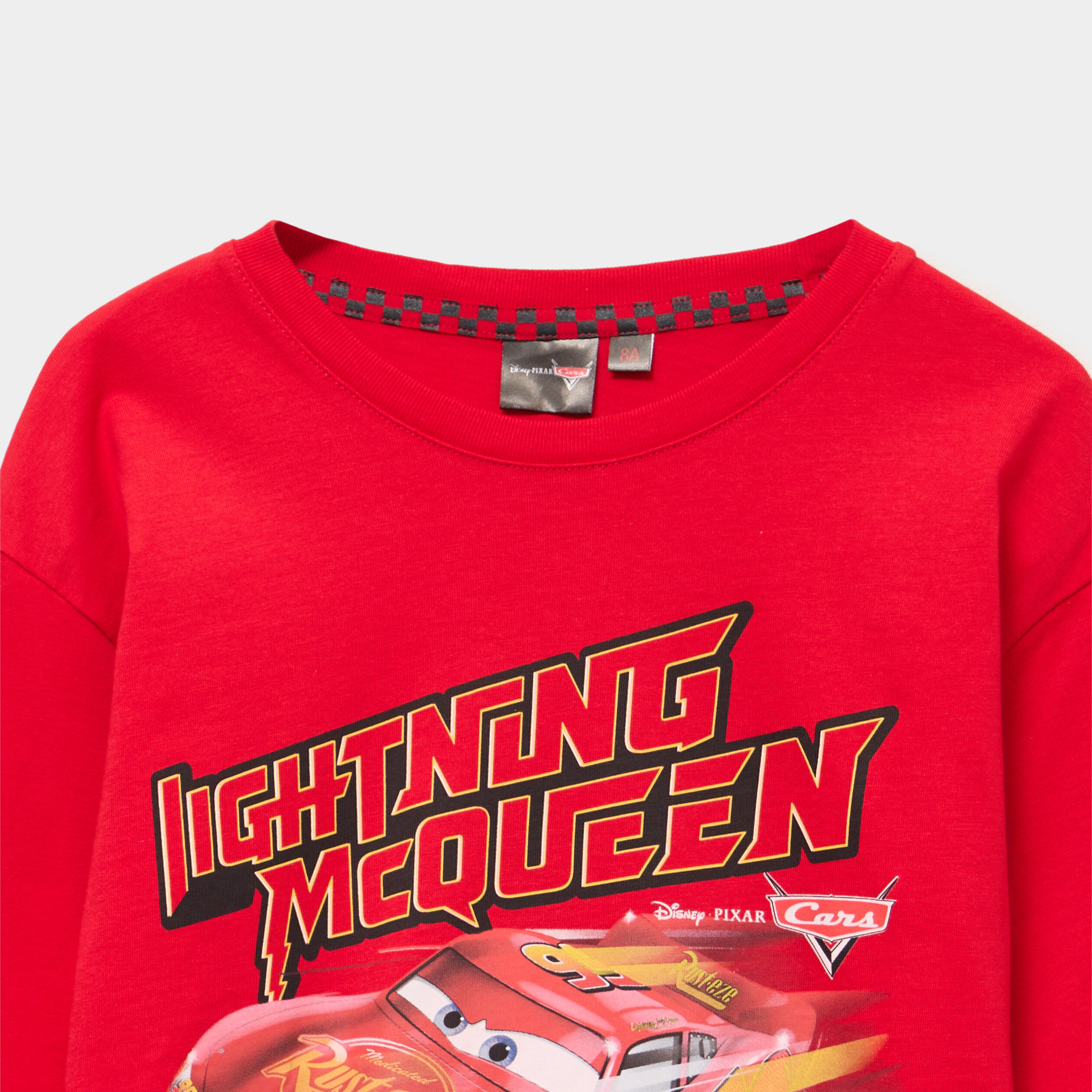 T-shirt manches longues coton Cars rouge gar&ccedil;on