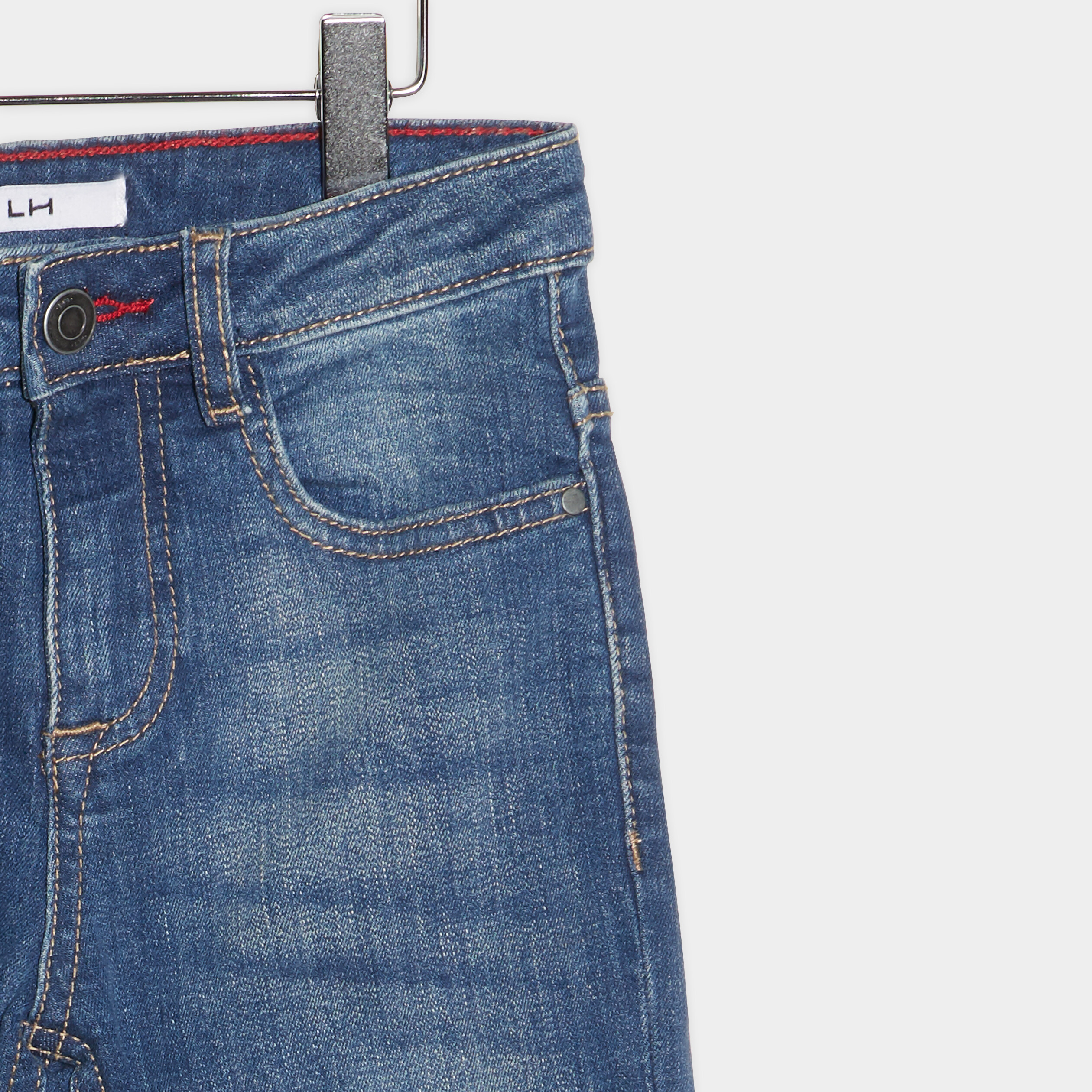 jeans skinny taille ajustable effet use denim stone garcon Jeans skinny taille ajustable effet usé denim stone garçon
