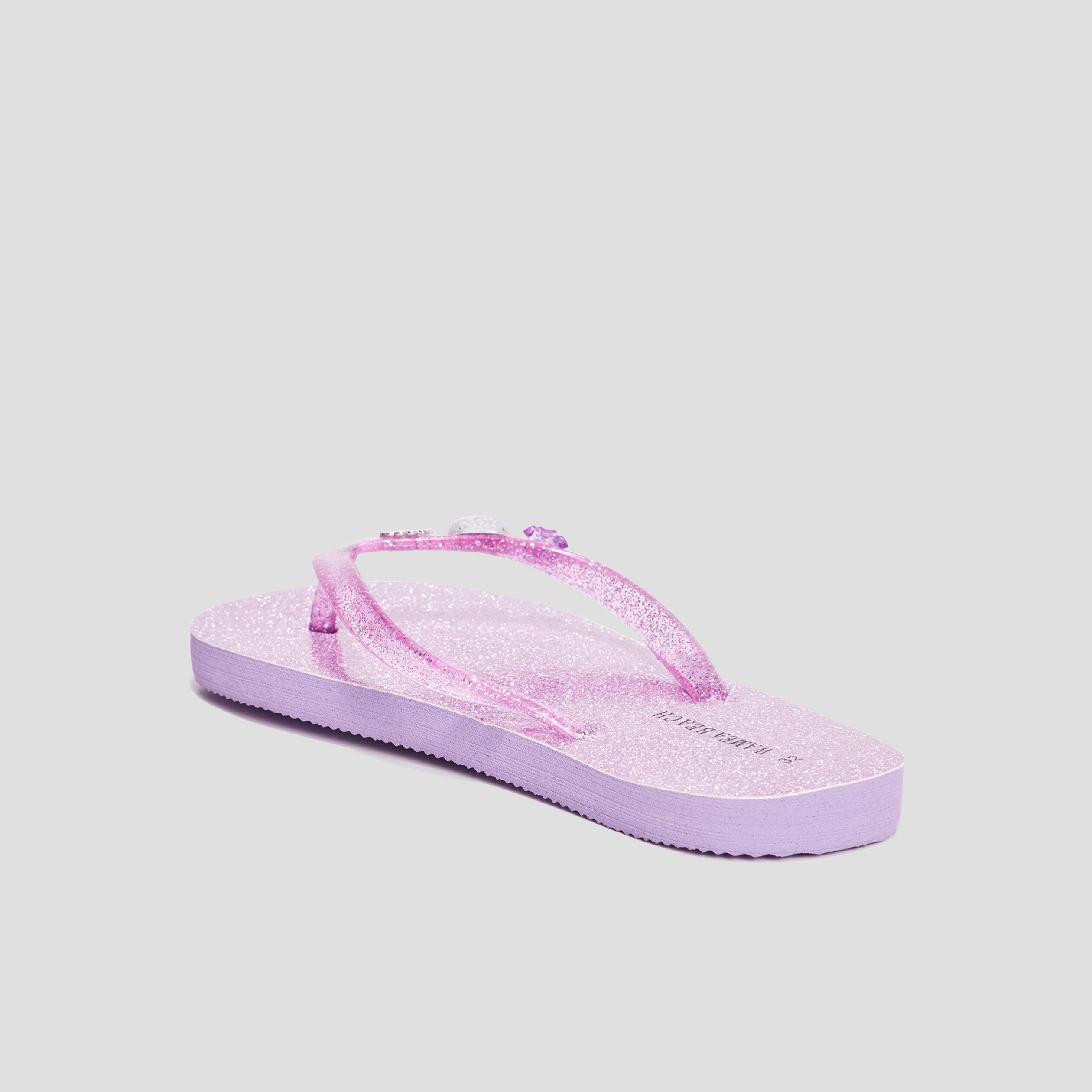 tongs a paillettes et bijoux wamea beach violet fille Tongs à paillettes et bijoux Wamea Beach violet fille