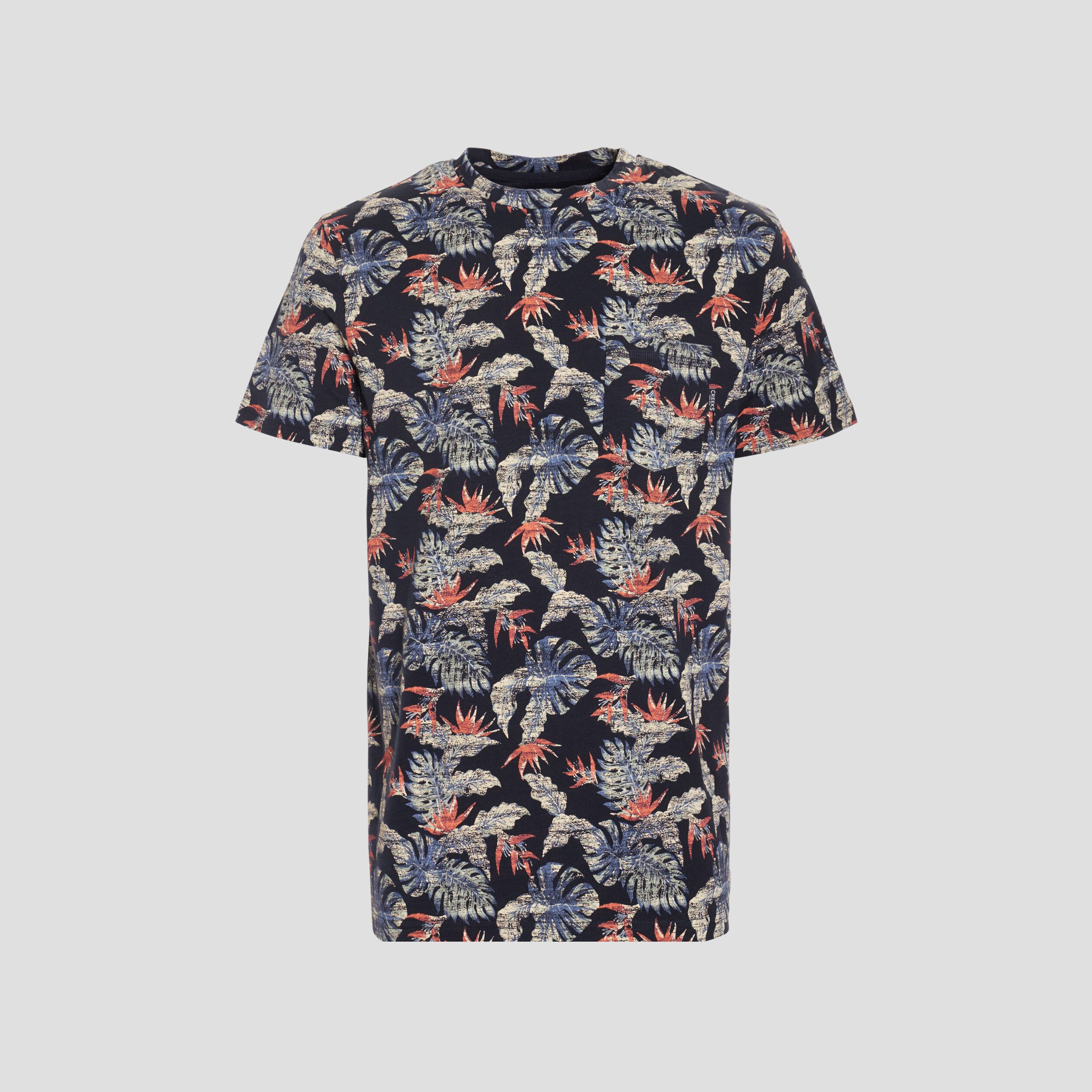 T-shirt manches courtes Creeks bleu marine homme