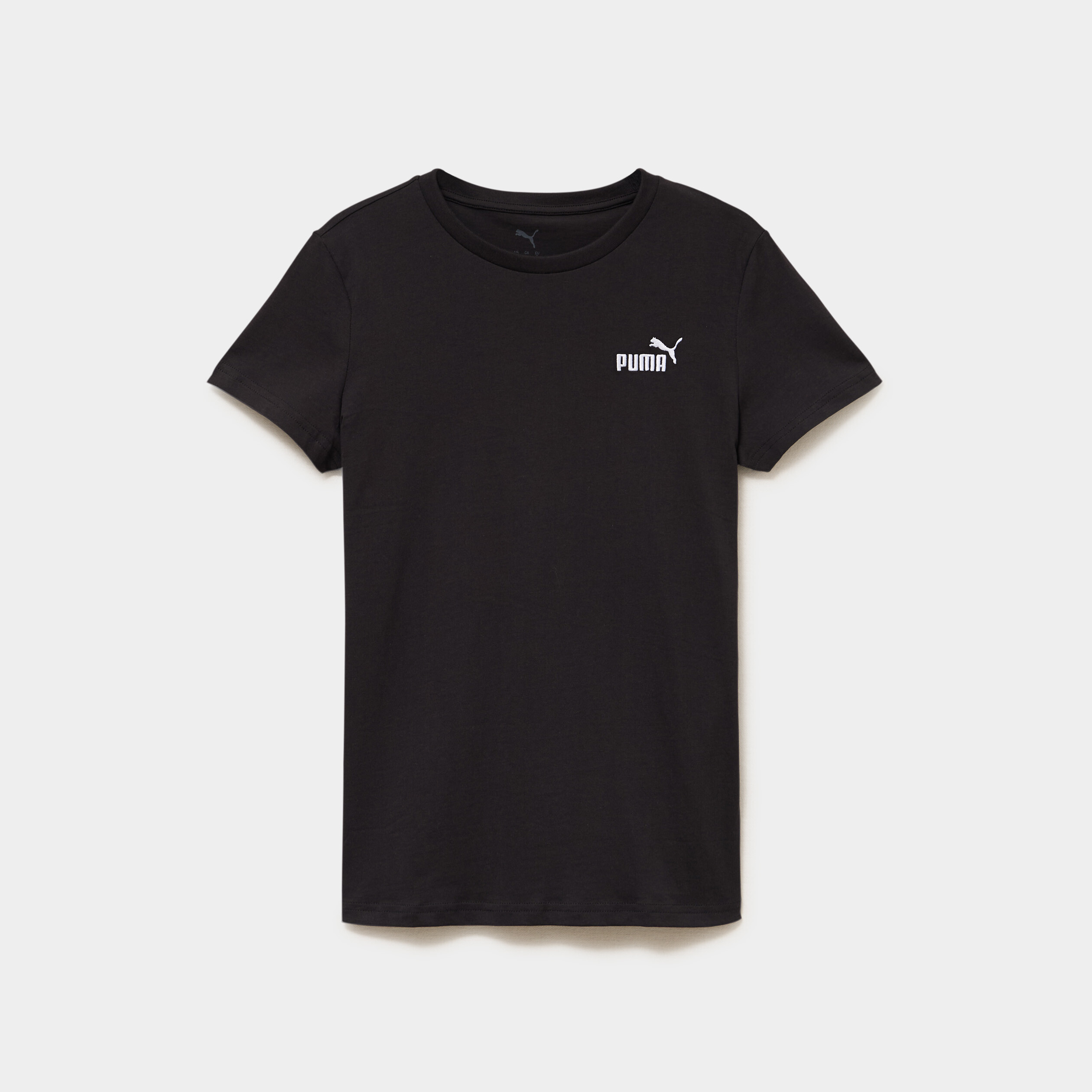 T-shirt manches courtes coton Puma noir femme