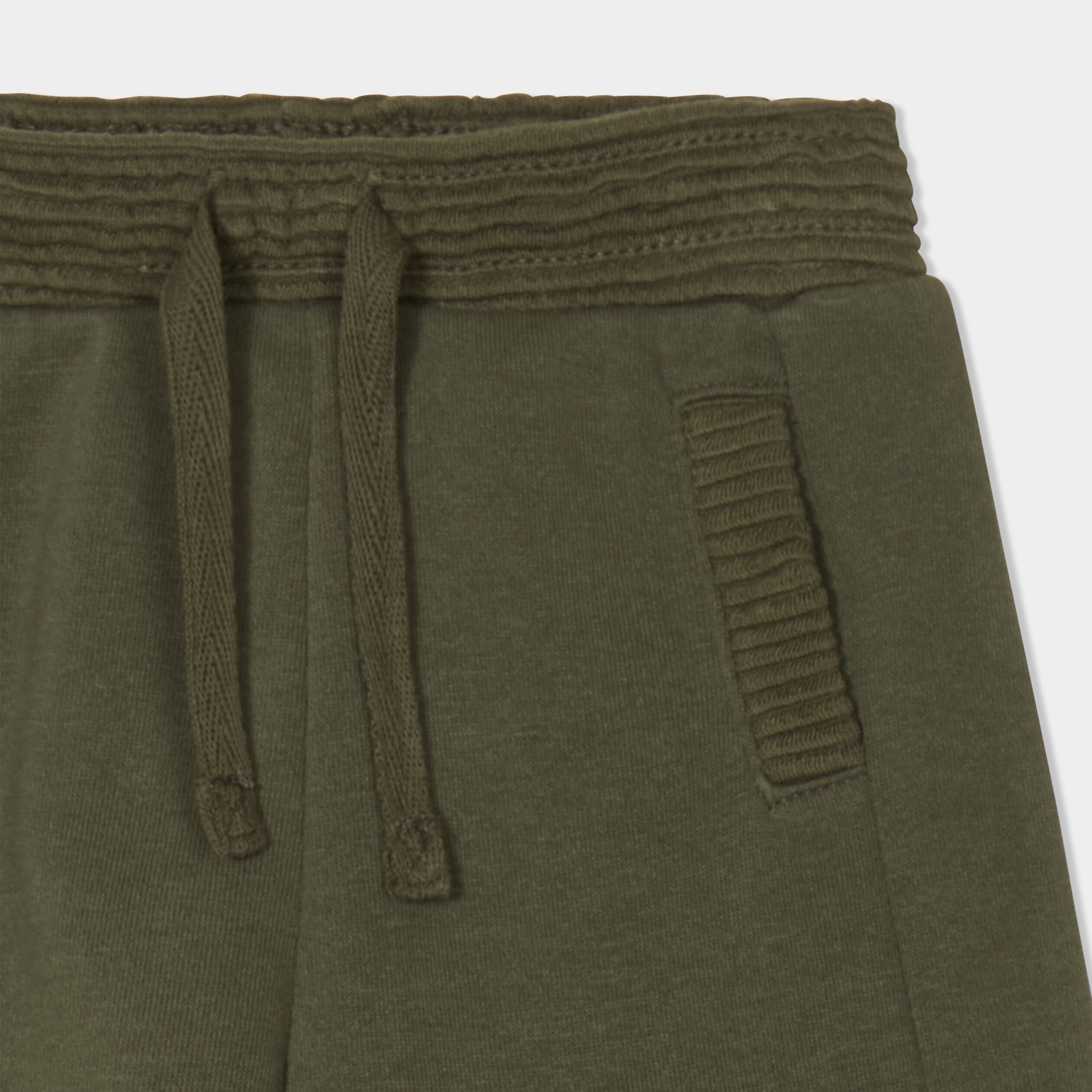 Pantalon de jogging molletonn&eacute; vert kaki b&eacute;b&eacute; gar&ccedil;on