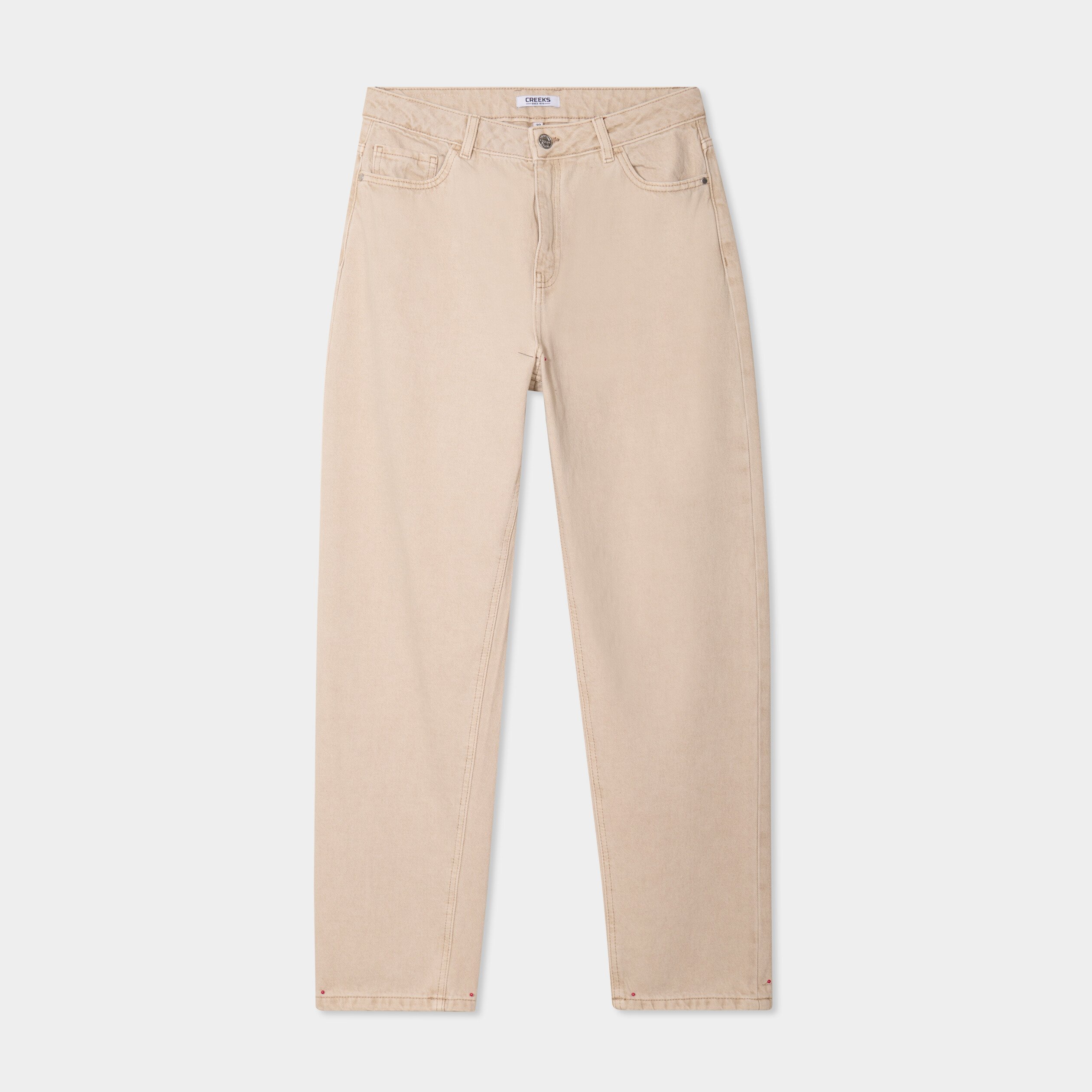 jeans mom coton sable femme Jeans mom coton sable femme
