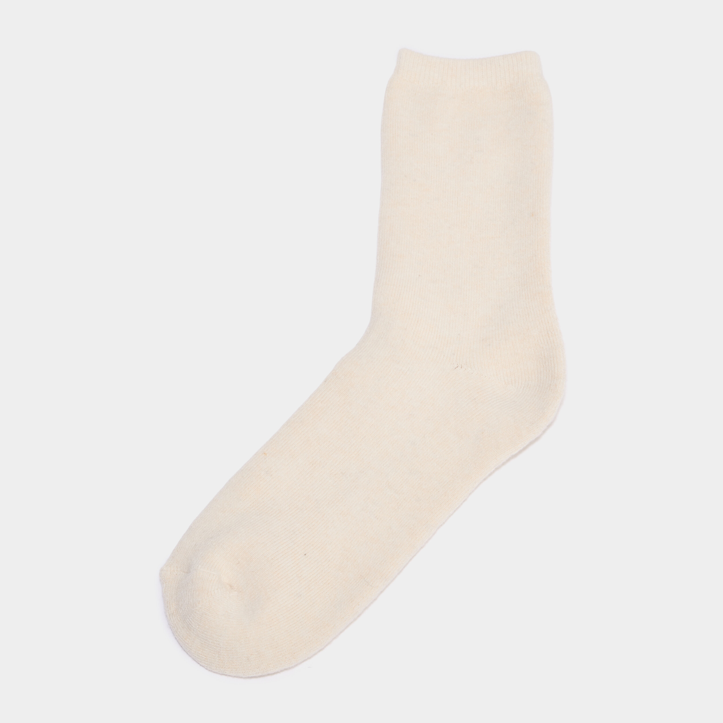 Lot 2 paires chaussettes thermiques ivoire femme