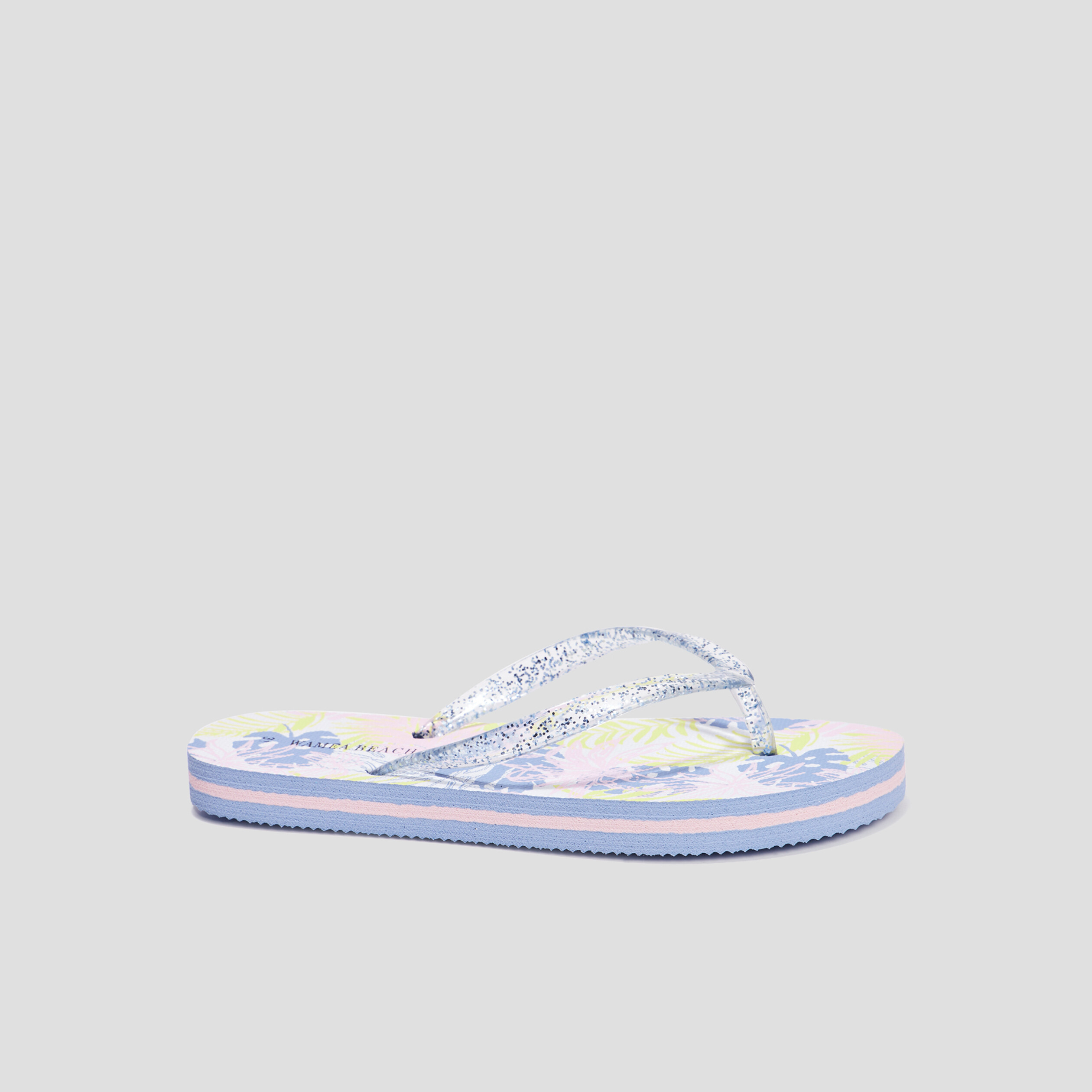 tongs details pailletes wamea beach multicolore fille Tongs détails pailletés Wamea Beach multicolore fille