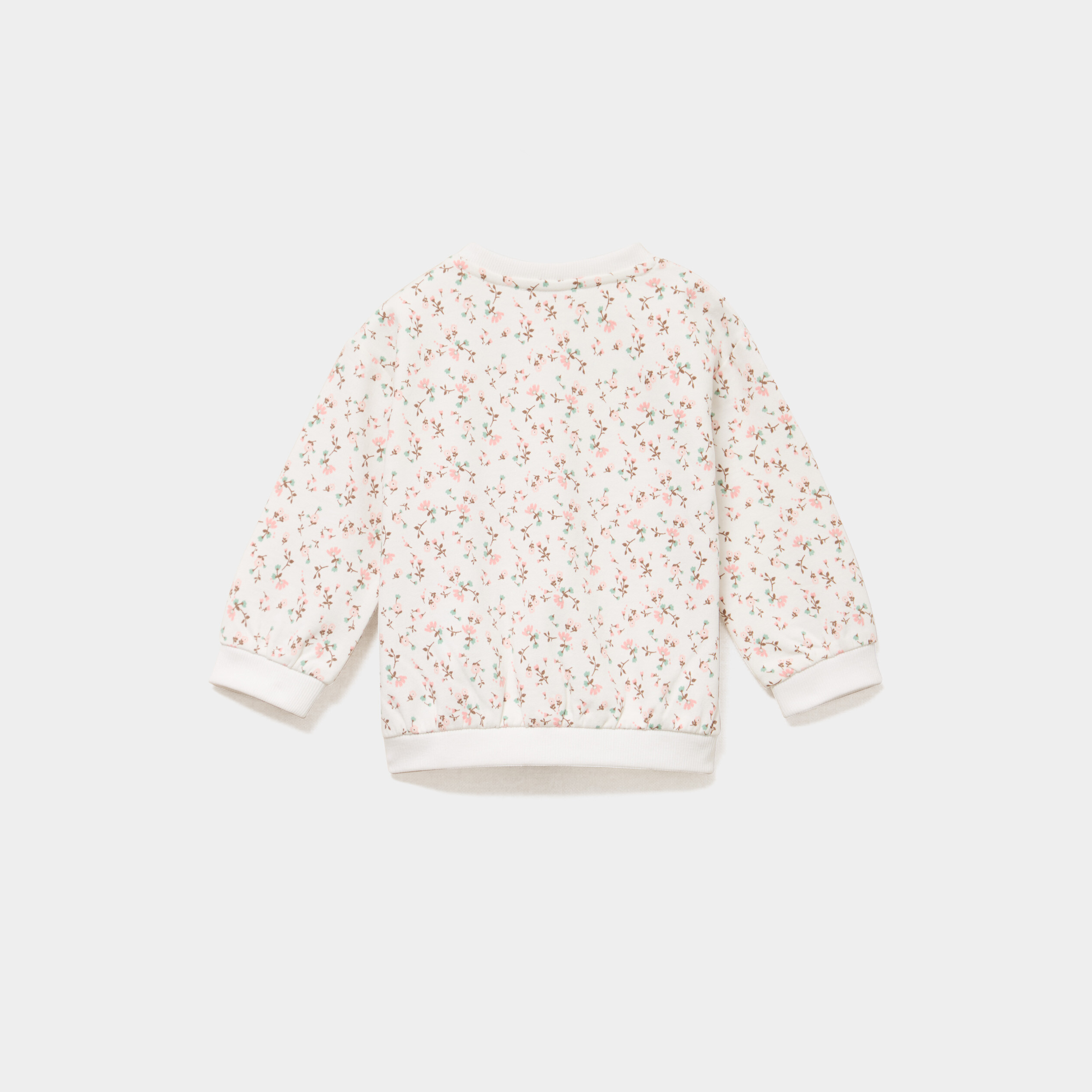 Ensemble sweat et legging ecru b&eacute;b&eacute; fille