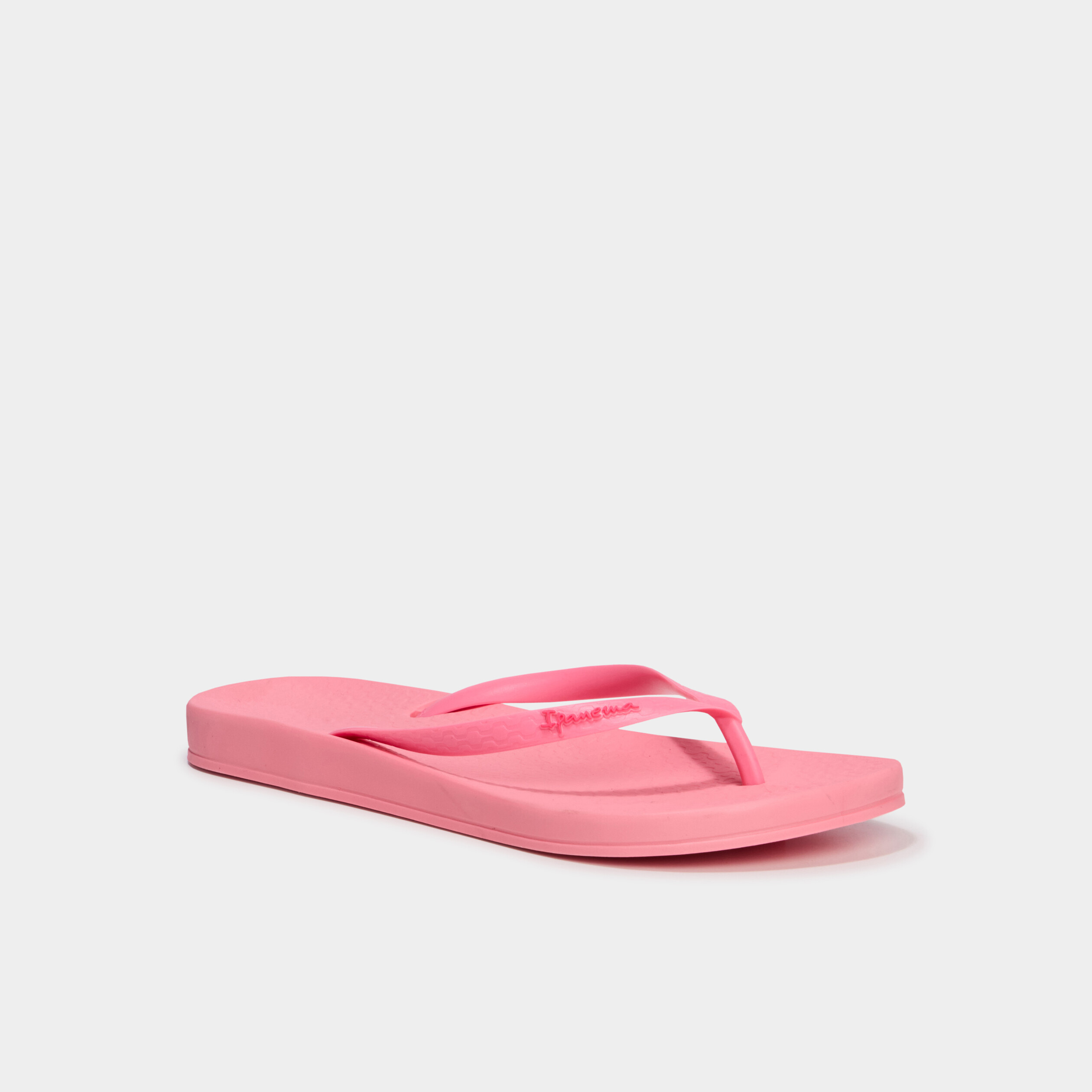 Tongs rose poudr&eacute;e femme