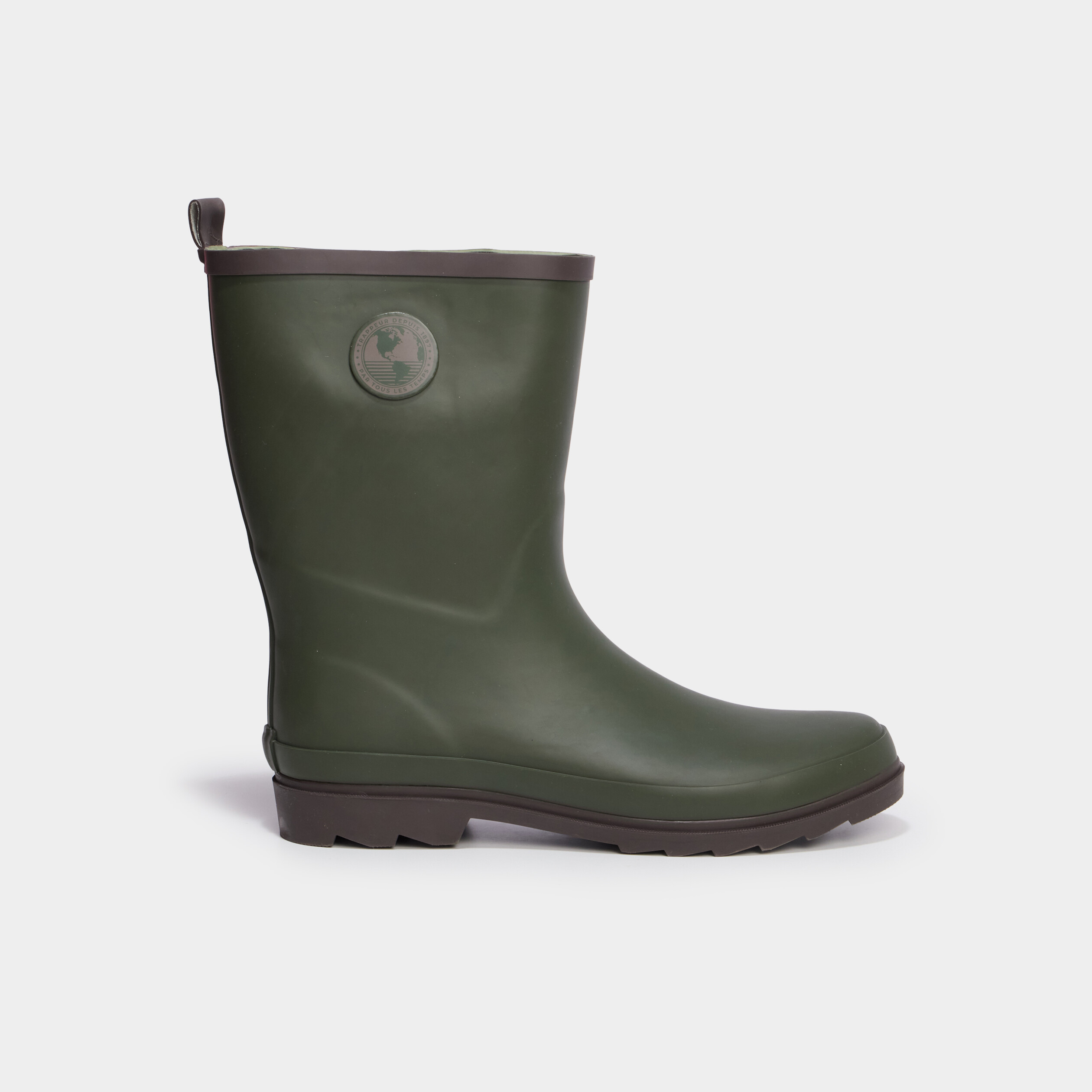 Bottes de pluie vert homme