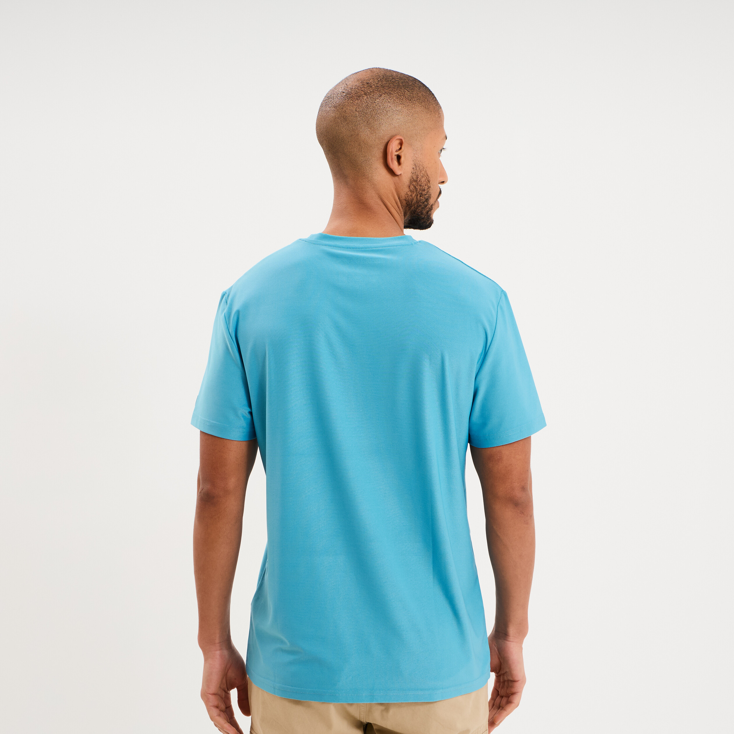 T-shirt confort respirant bleu clair homme