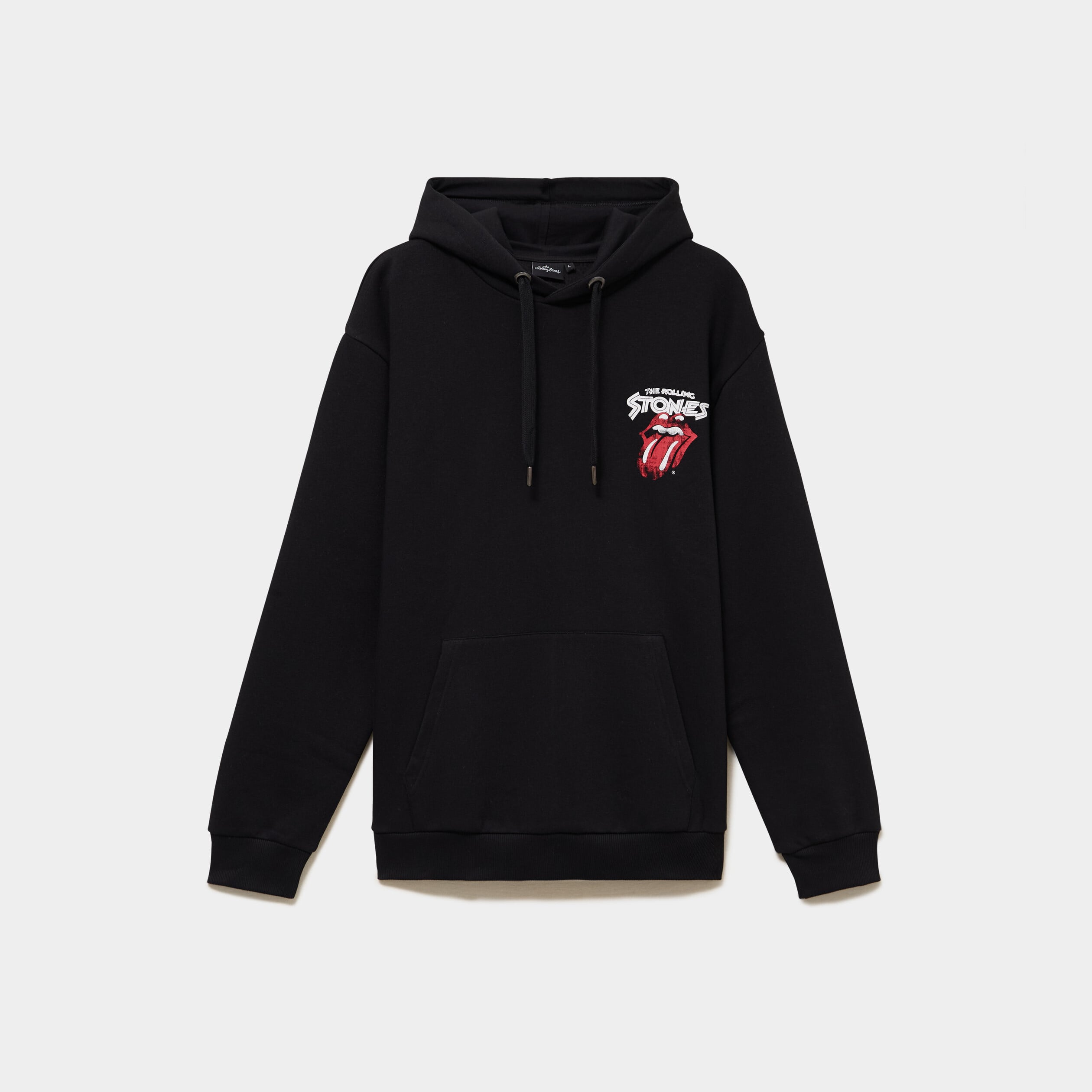 Sweat hoodie 1 poche The Rolling Stones gris fonc&eacute; homme