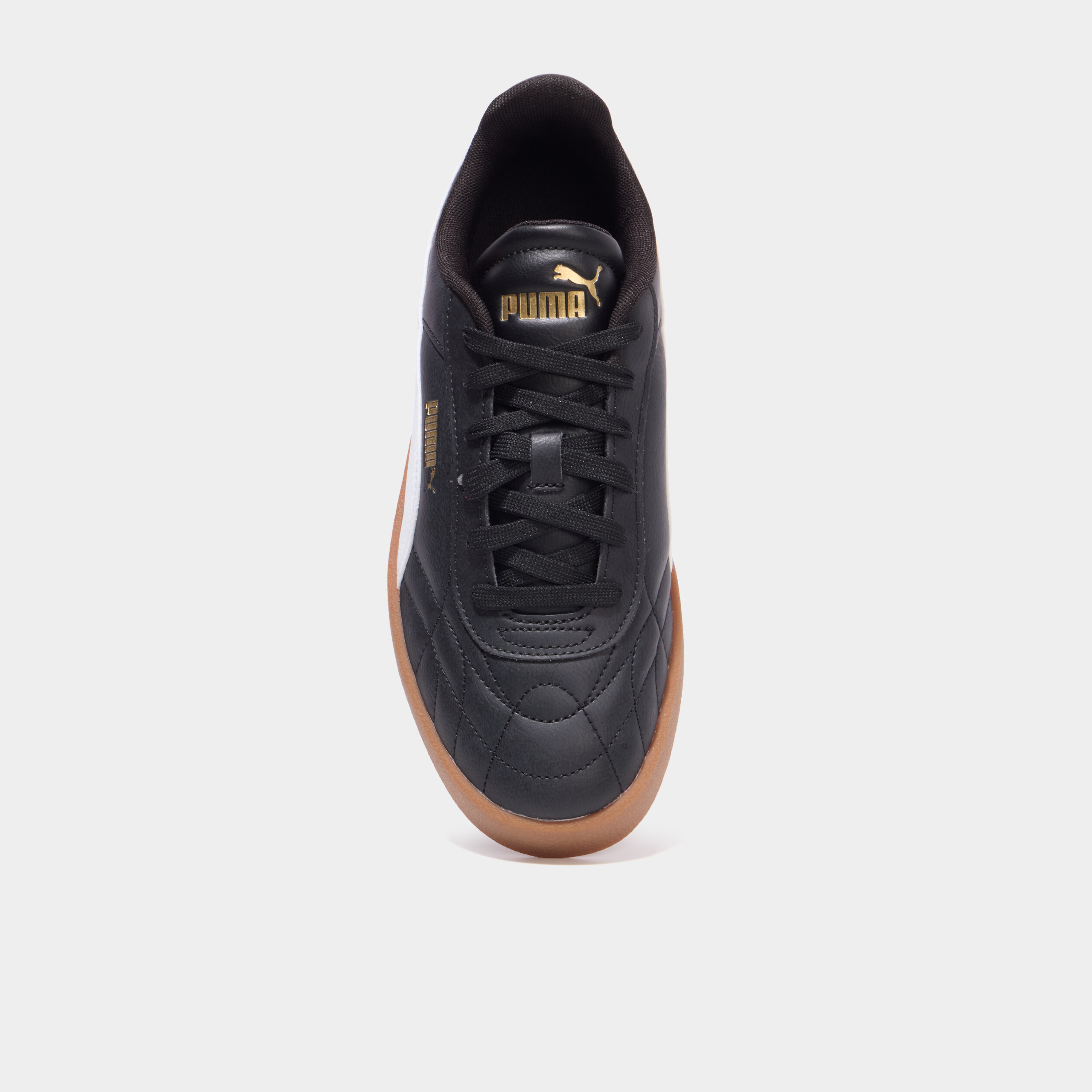 Tennis basses &agrave; lacets Puma Indoor noir gar&ccedil;on