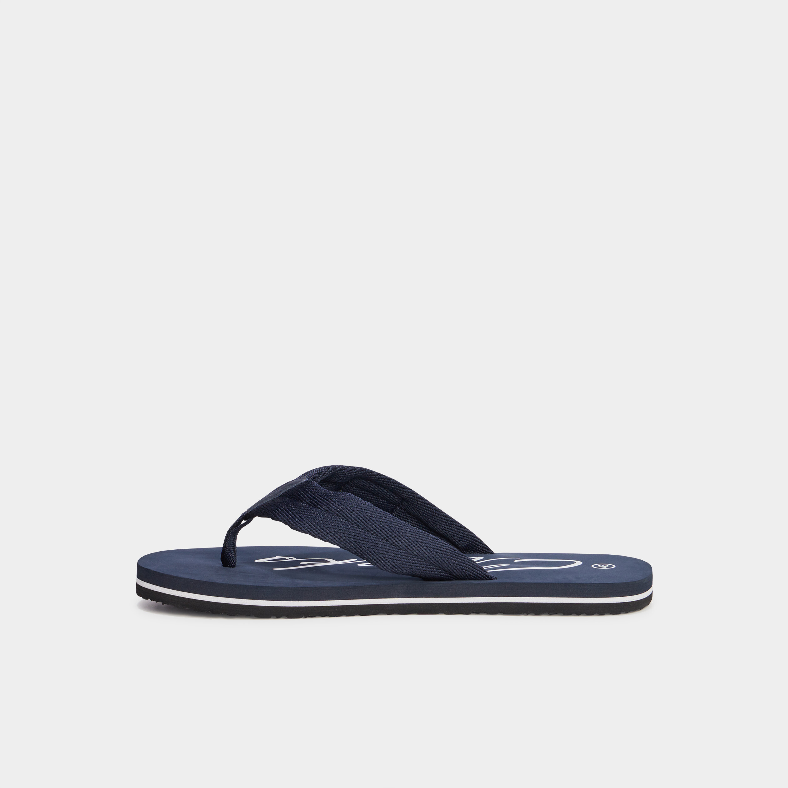 Tongs bleu marine homme