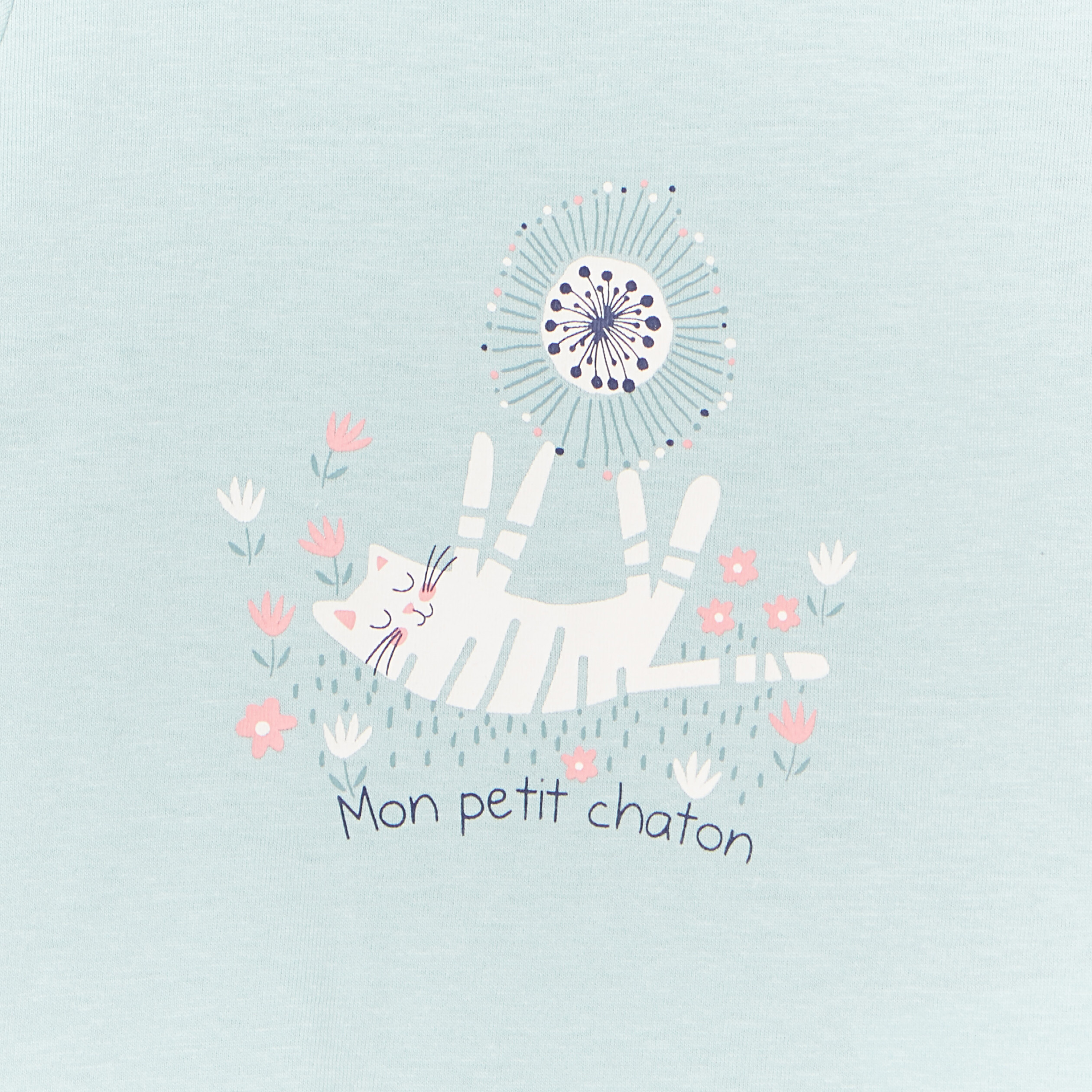 t shirt manches longues coton bleu gris bebef T-shirt manches longues coton bleu gris bébé fille