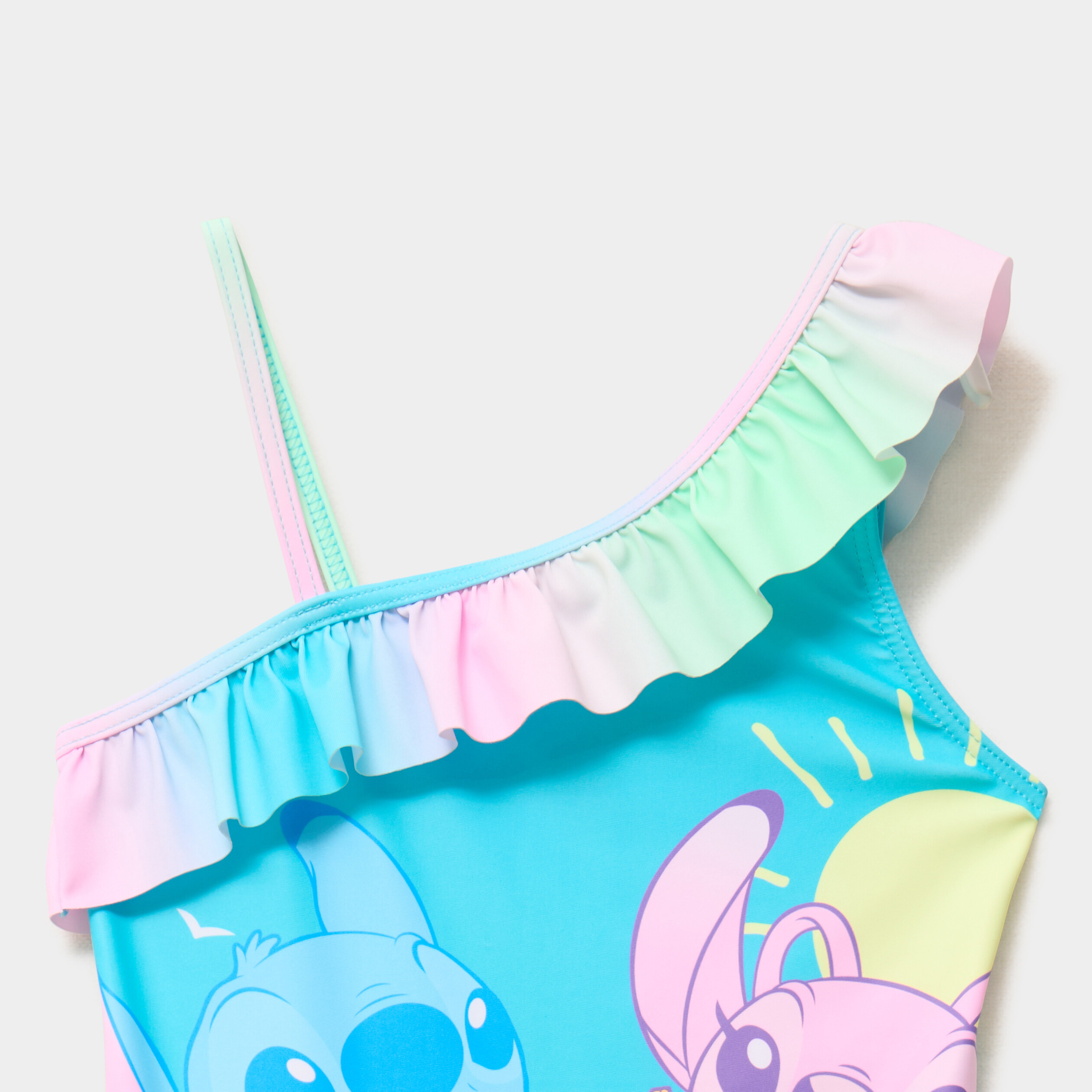 Maillot de bain une pi&egrave;ce Stitch multicolore fille