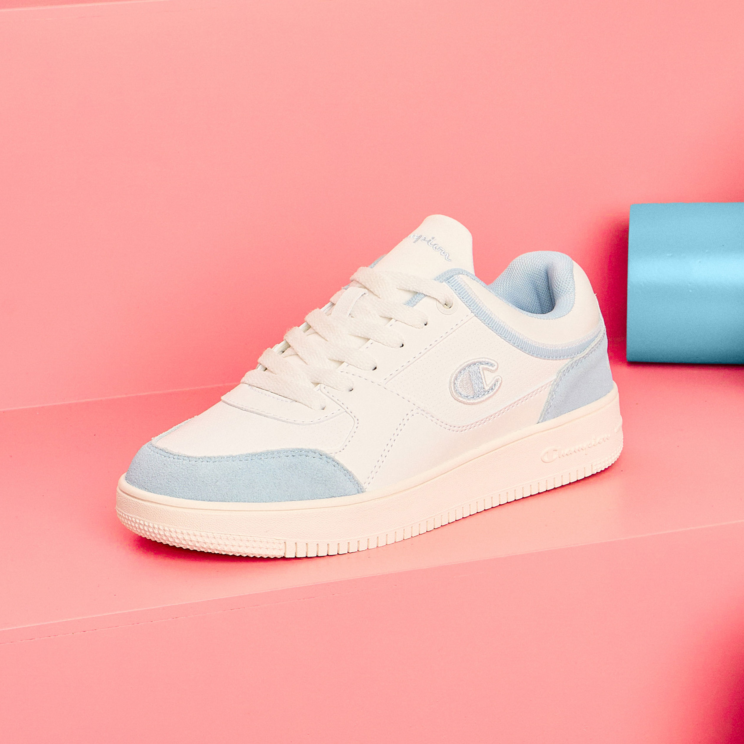 Tennis &agrave; lacets Champion RD18 LOWS bleu ciel femme