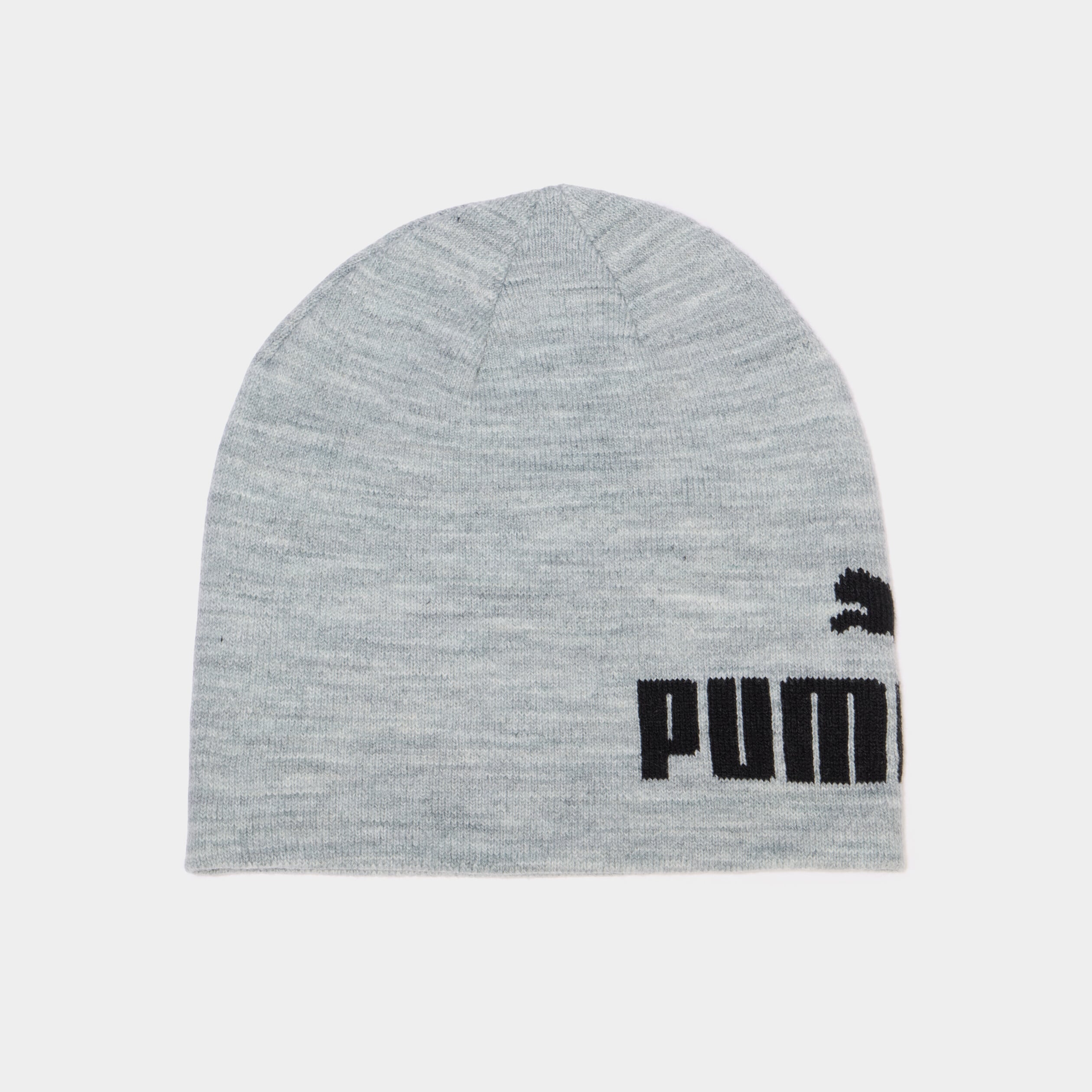 Bonnet logo contrast&eacute; Puma gris homme
