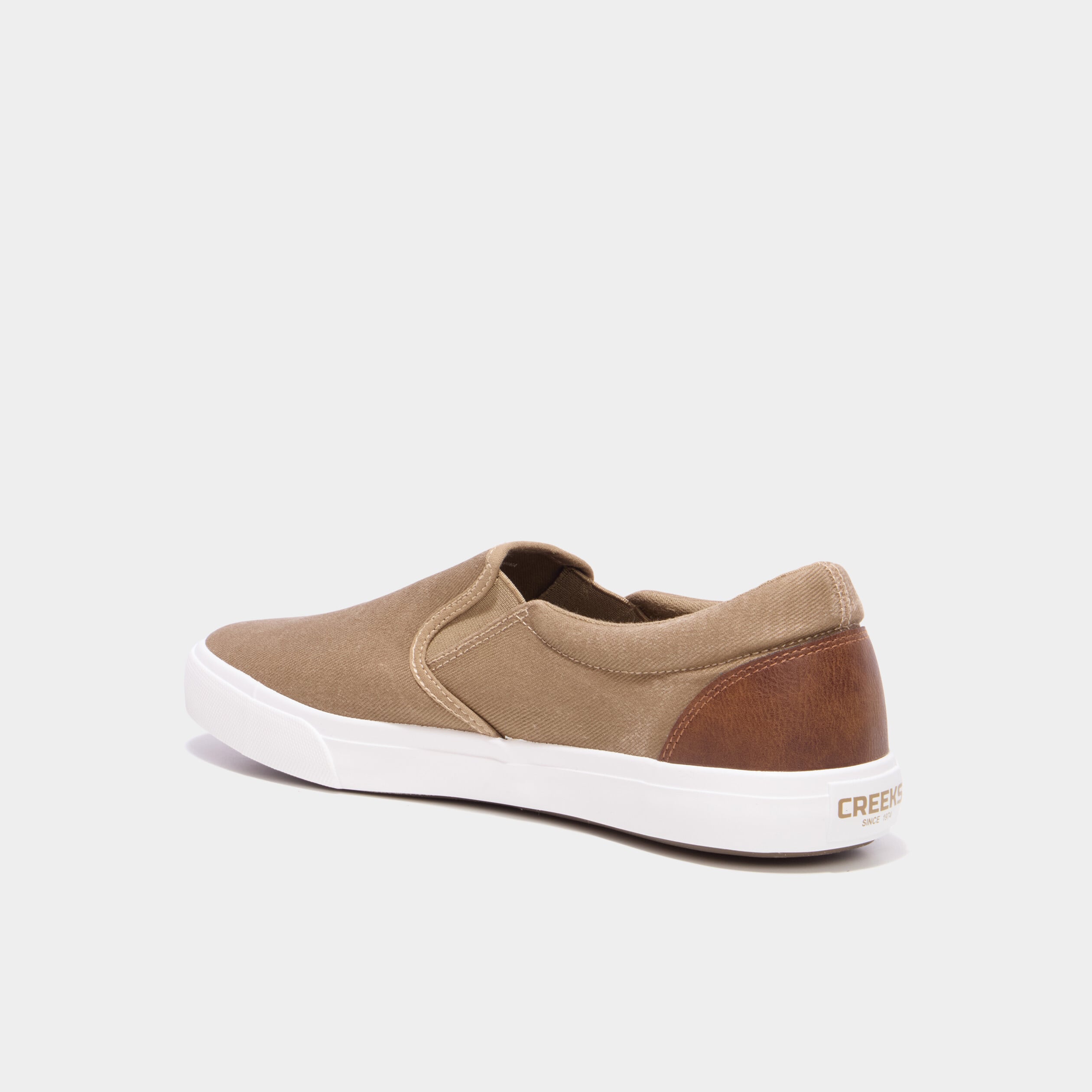 Tennis basses en toile sable homme