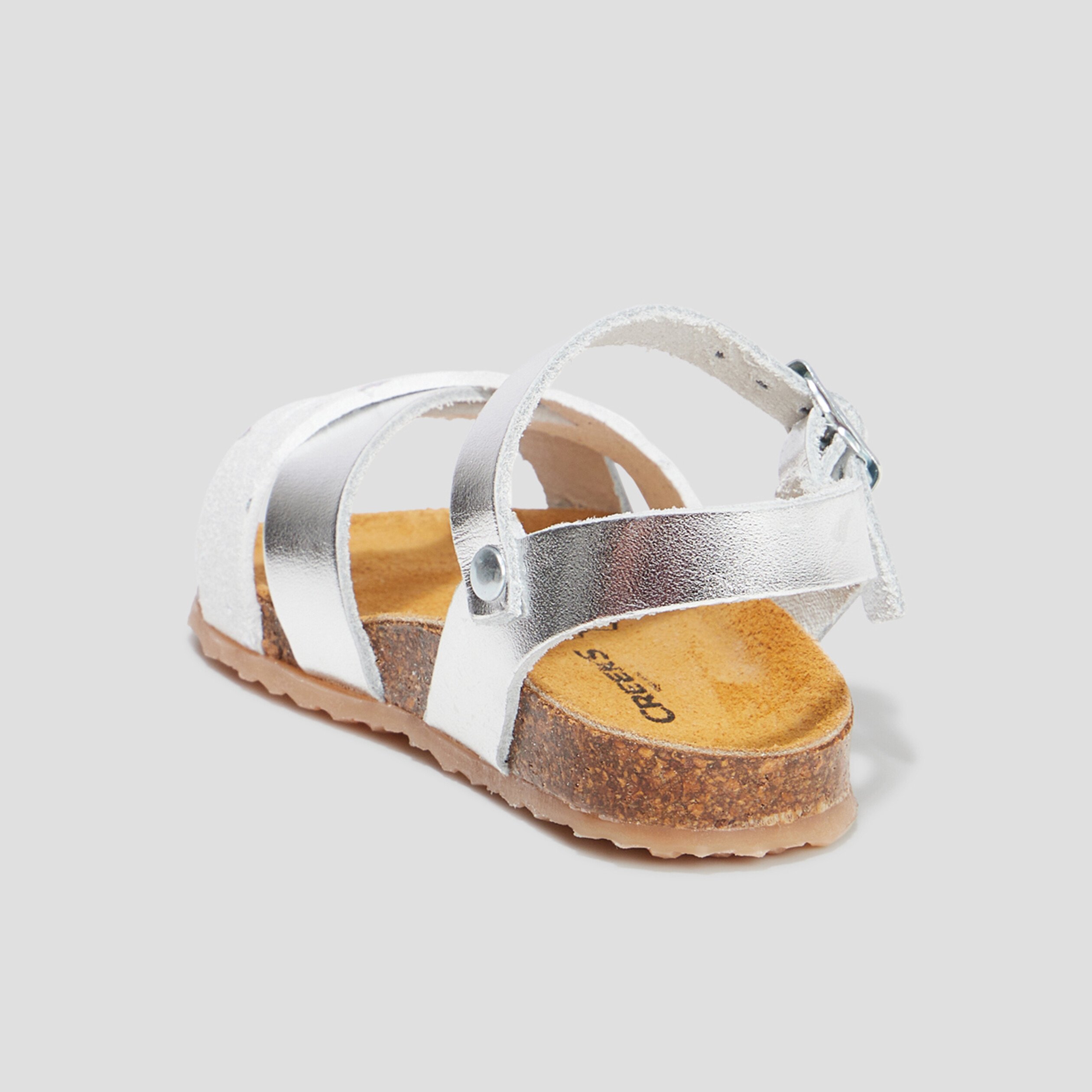 sandales brides croisees creeks beige bebef Sandales brides croisées Creeks beige bébé fille