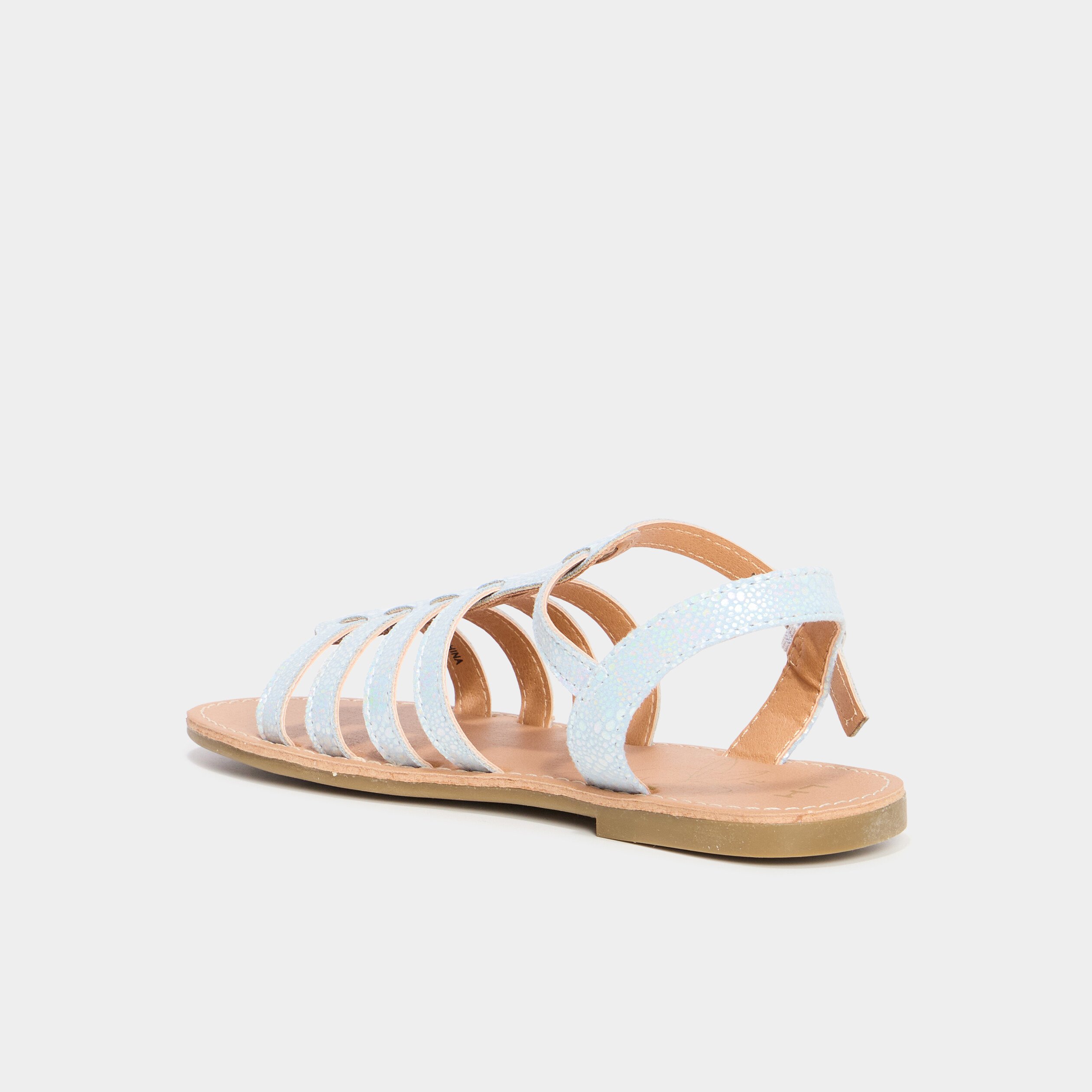 sandales avec brides bleu ciel fille Sandales avec brides bleu ciel fille