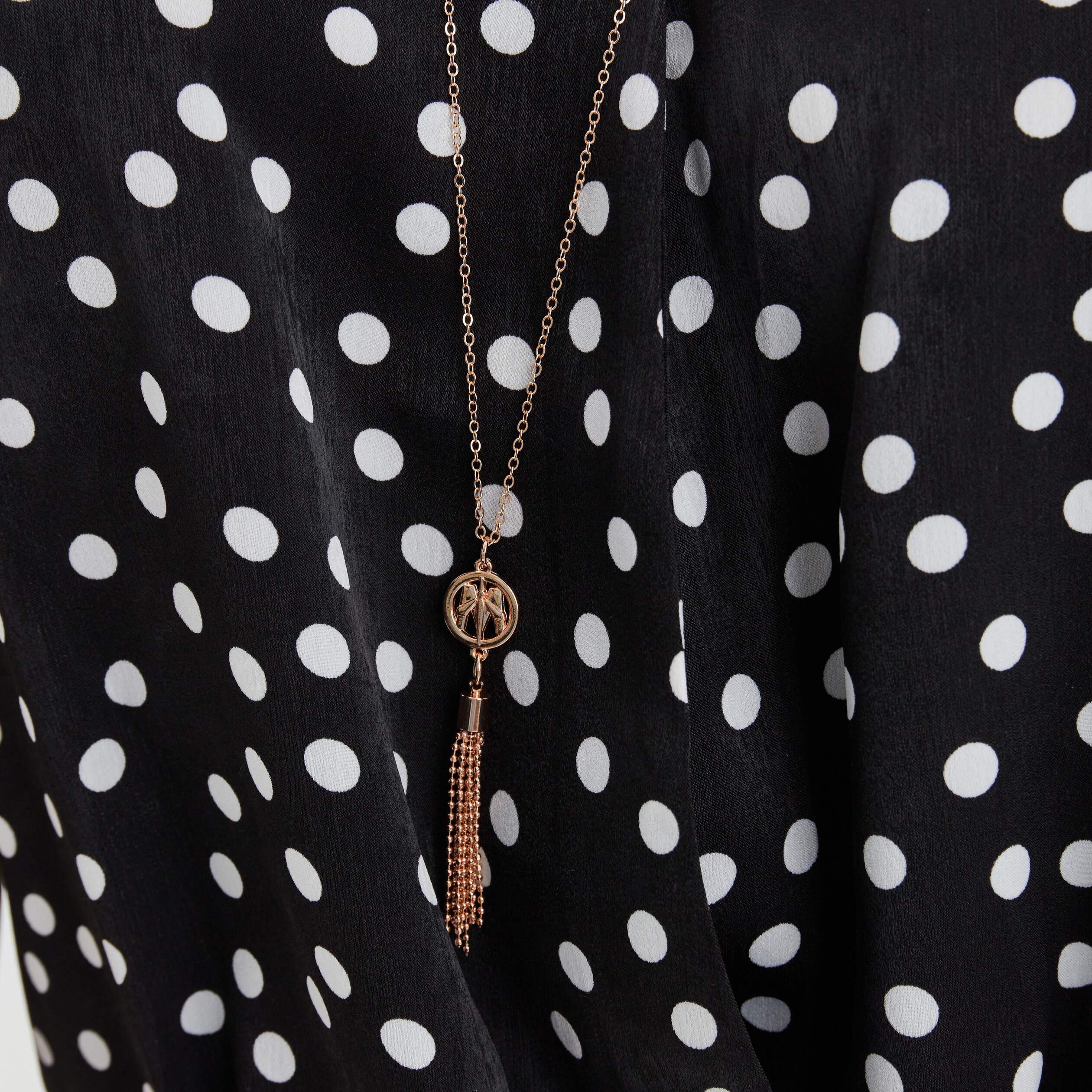 blouse bijoux col en v manches courtes noir femme Blouse bijoux col en V manches courtes noir femme