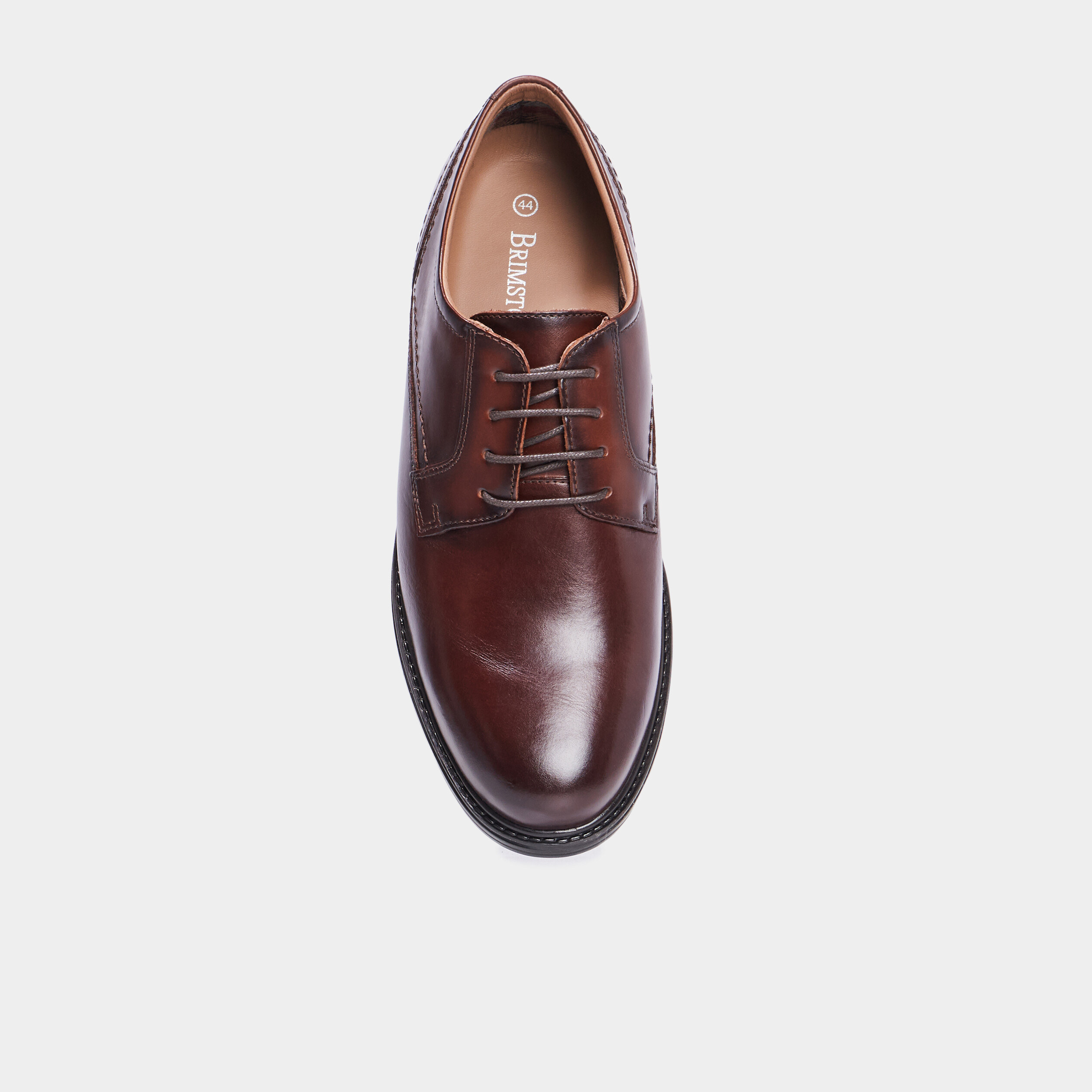 derbies a lacets en cuir marron homme Derbies à lacets en cuir marron homme