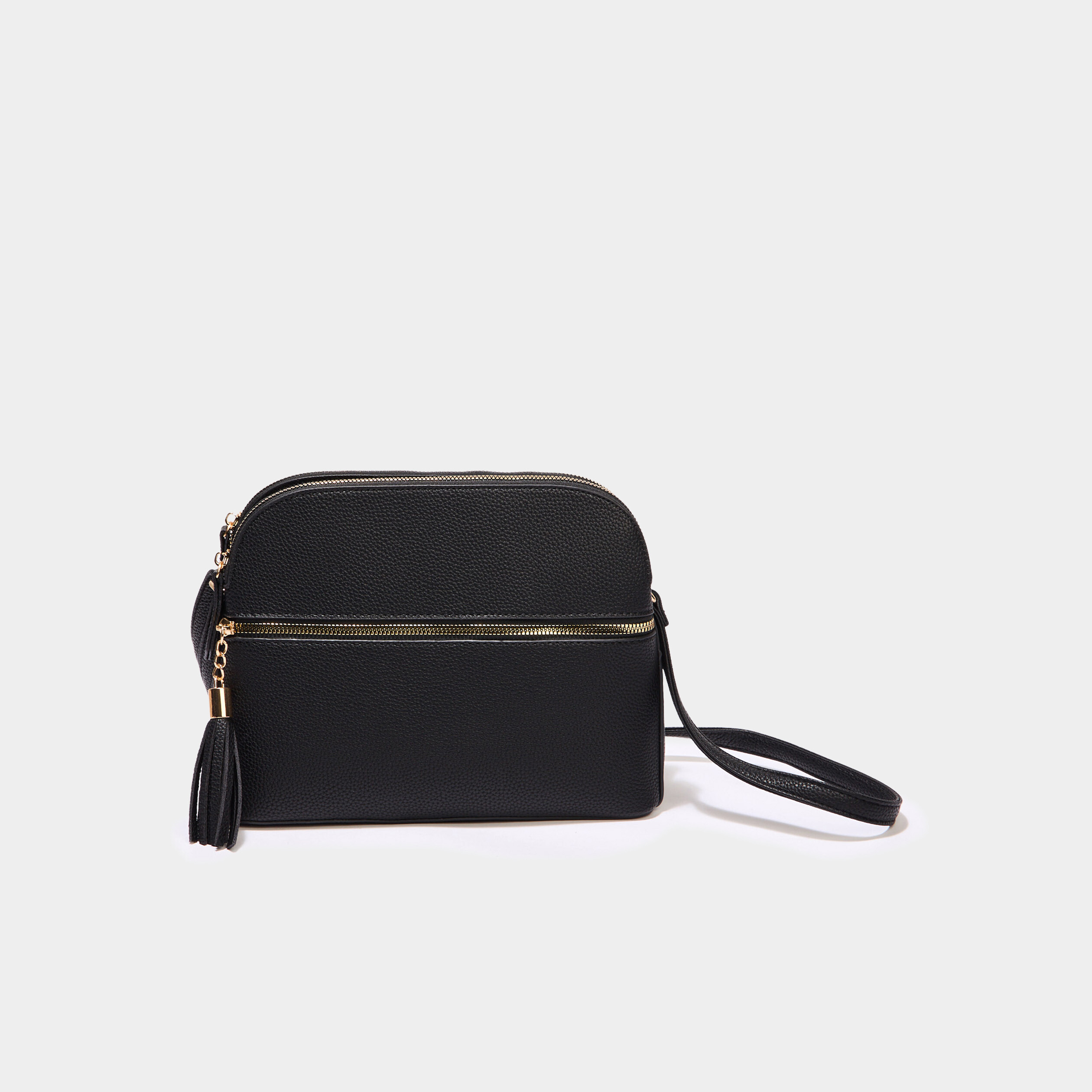 Sac en bandouli&egrave;re noir femme