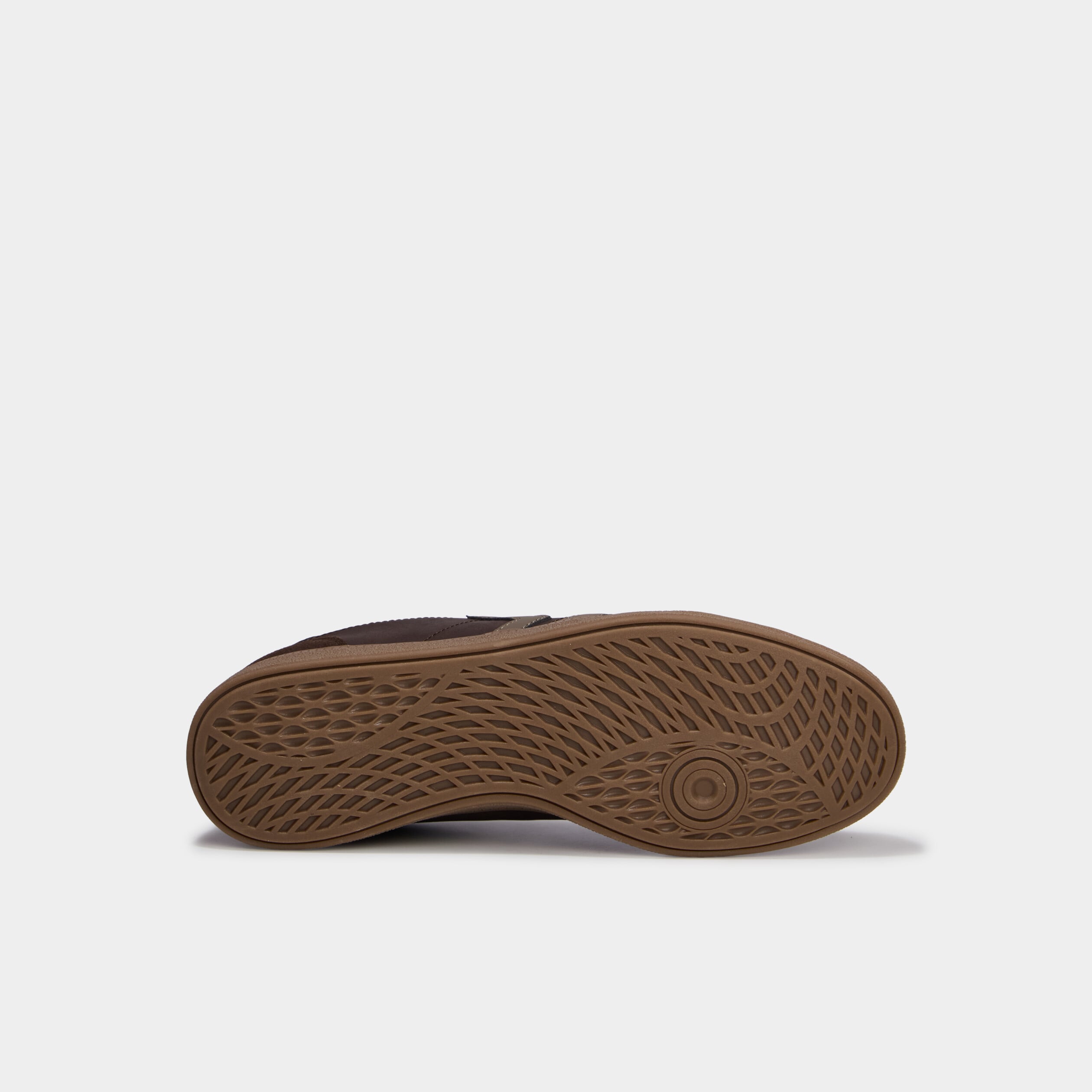 Baskets &agrave; lacets marron homme