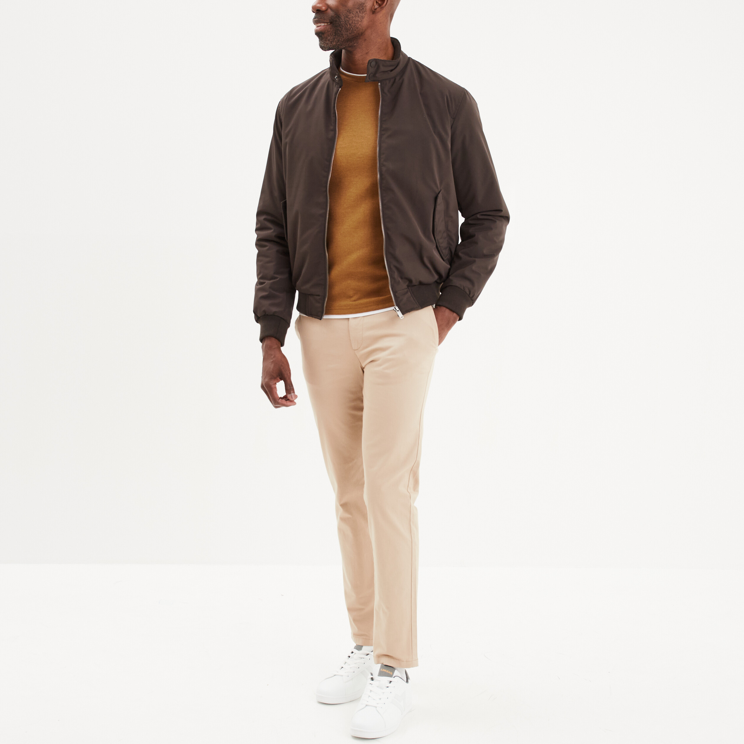 Blouson cuir online creeks homme