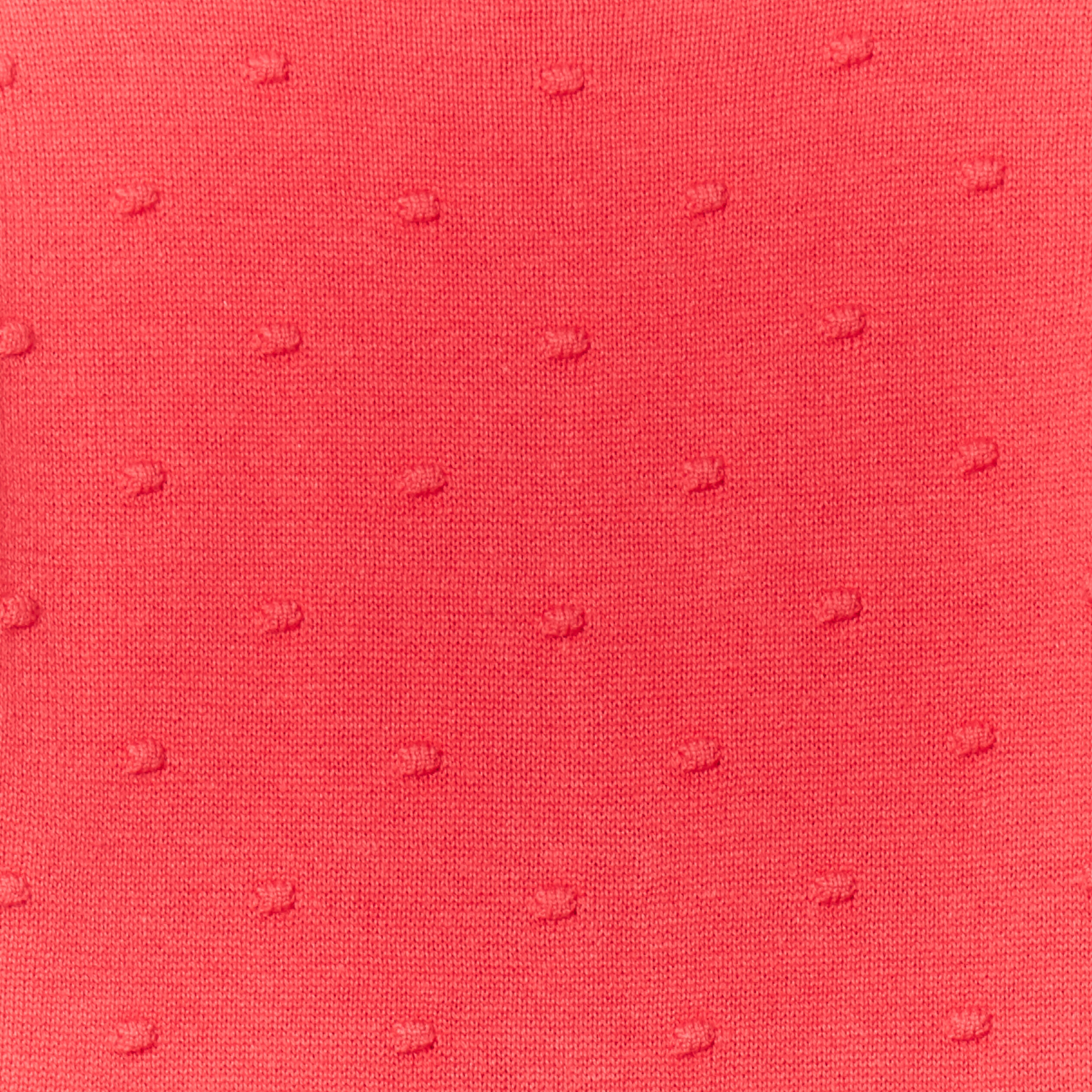 gilet coton boutonne a bord festonne rose corail bebef Gilet coton boutonné à bord festonné rose corail bébé fille