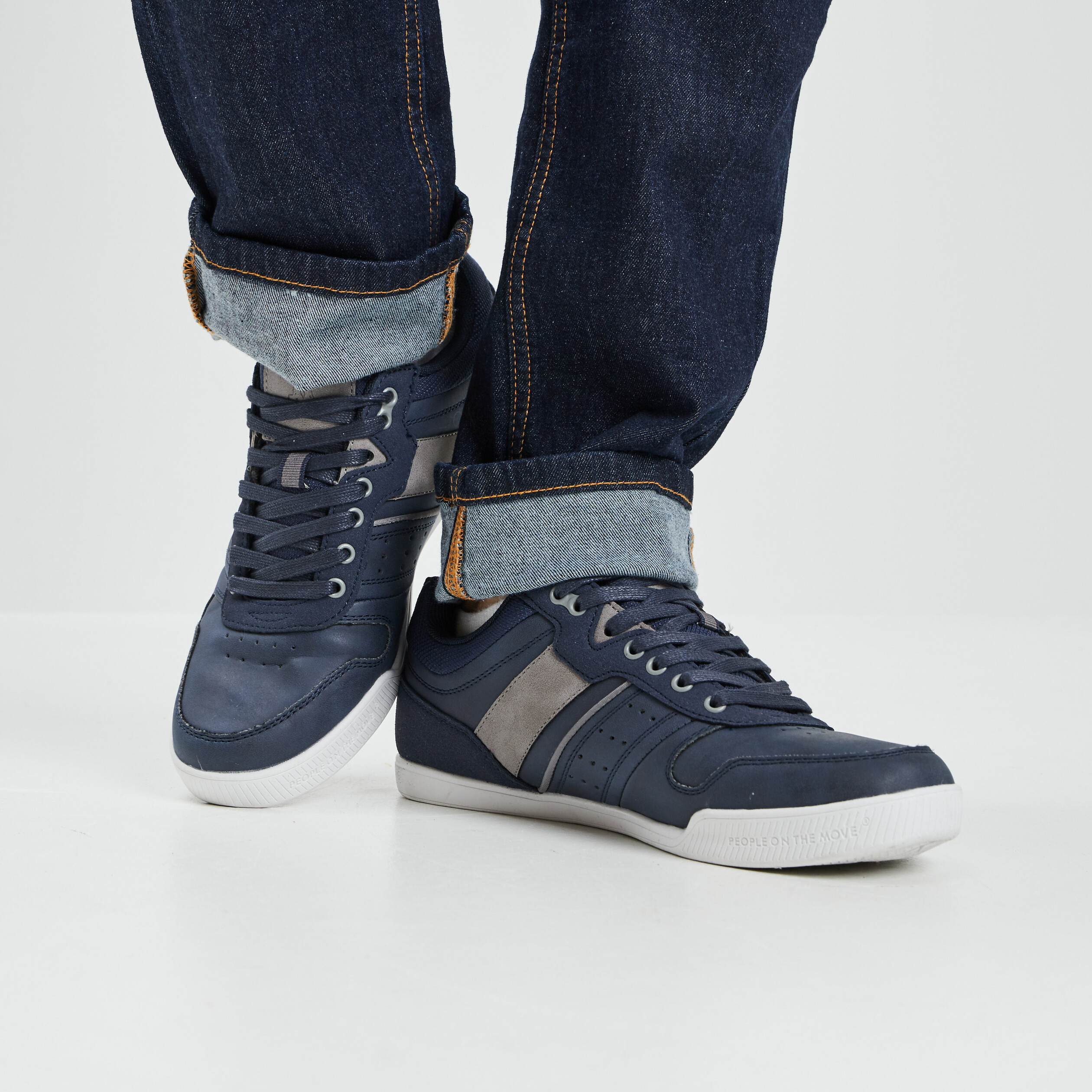 tennis a lacets kappa lodam bleu marine homme Tennis à lacets Kappa Lodam bleu marine homme