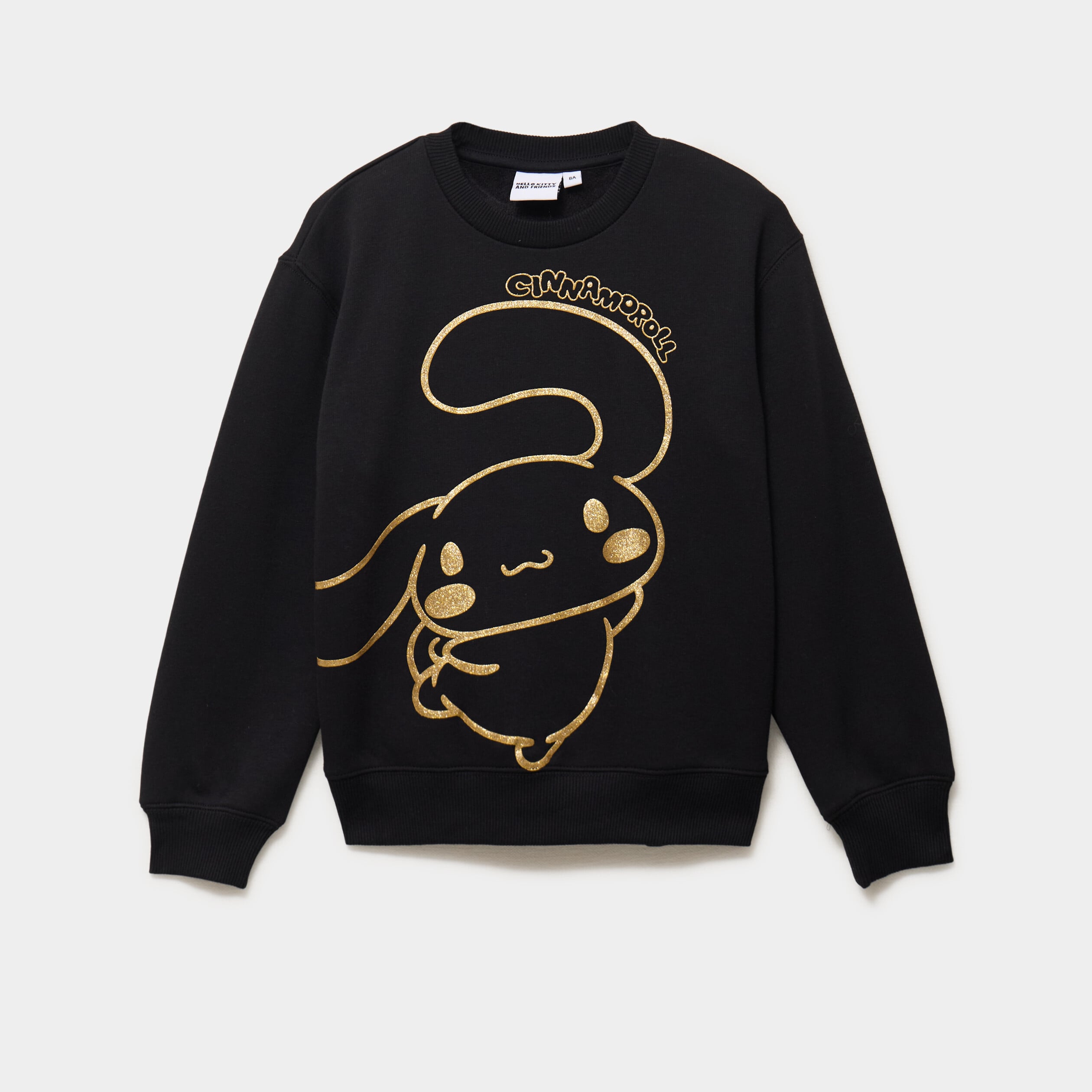 Sweat relax Hello Kitty Cinnamoroll noir fille