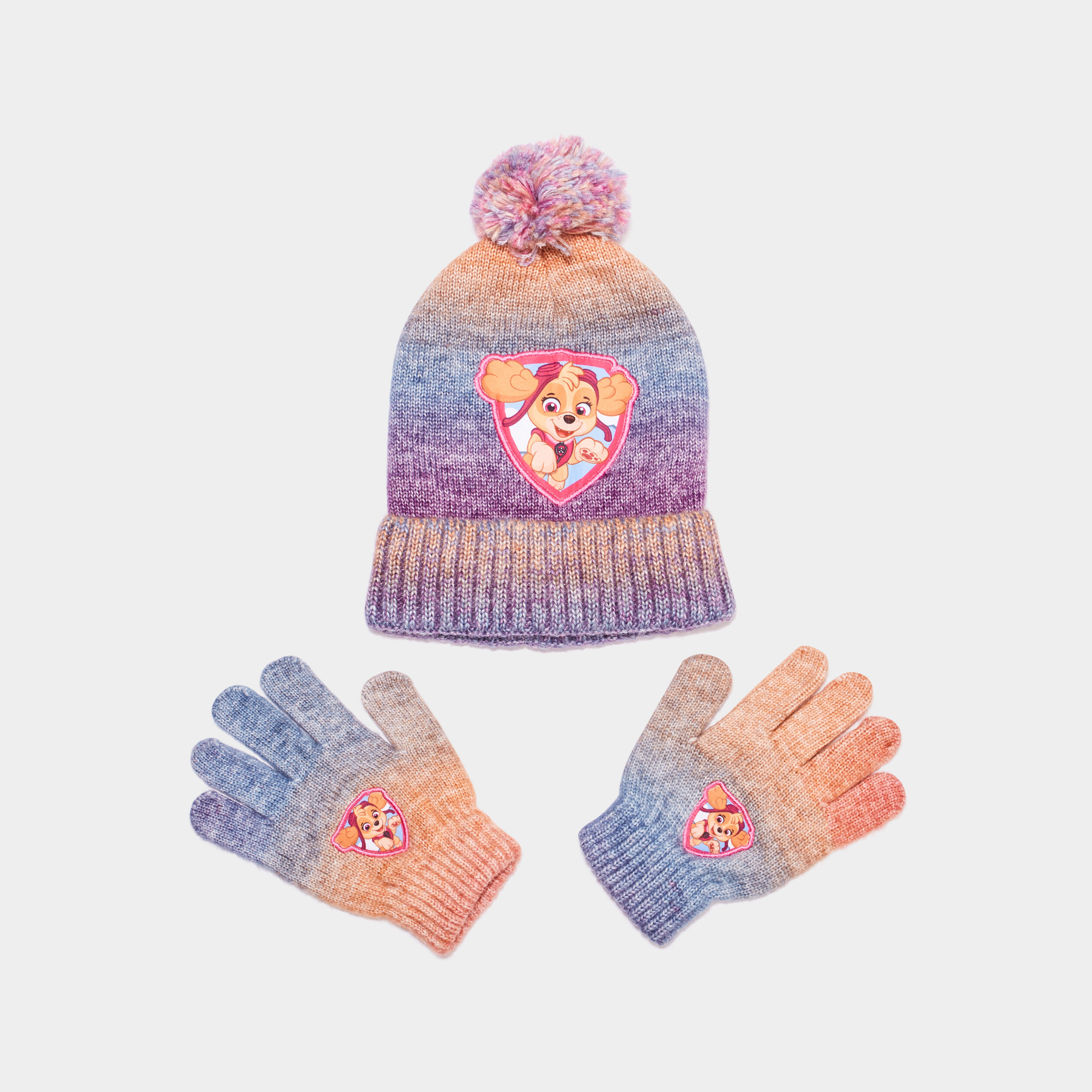 Ensemble bonnet et gants Pat Patrouille multicolore fille