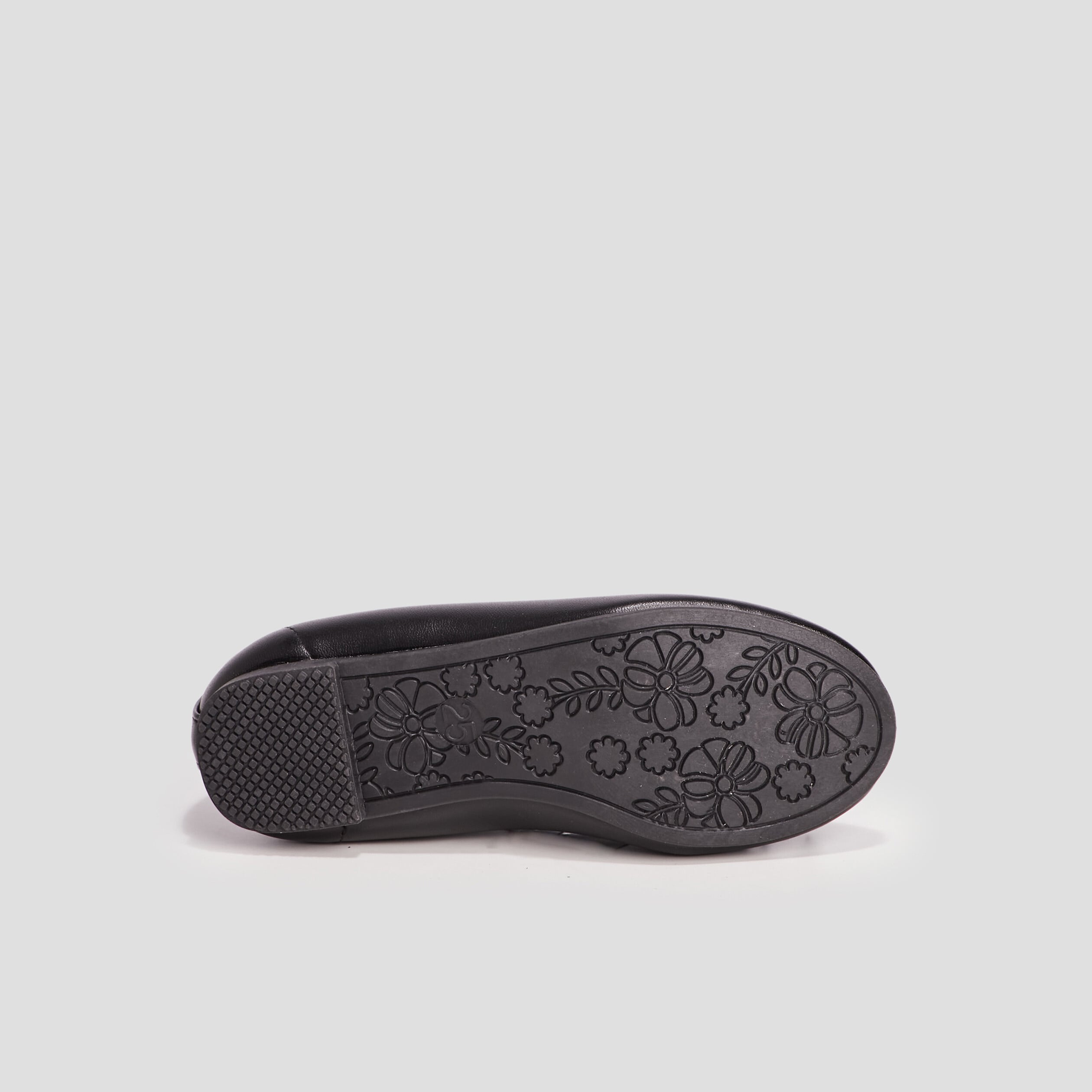 Ballerines avec noeud noir fille