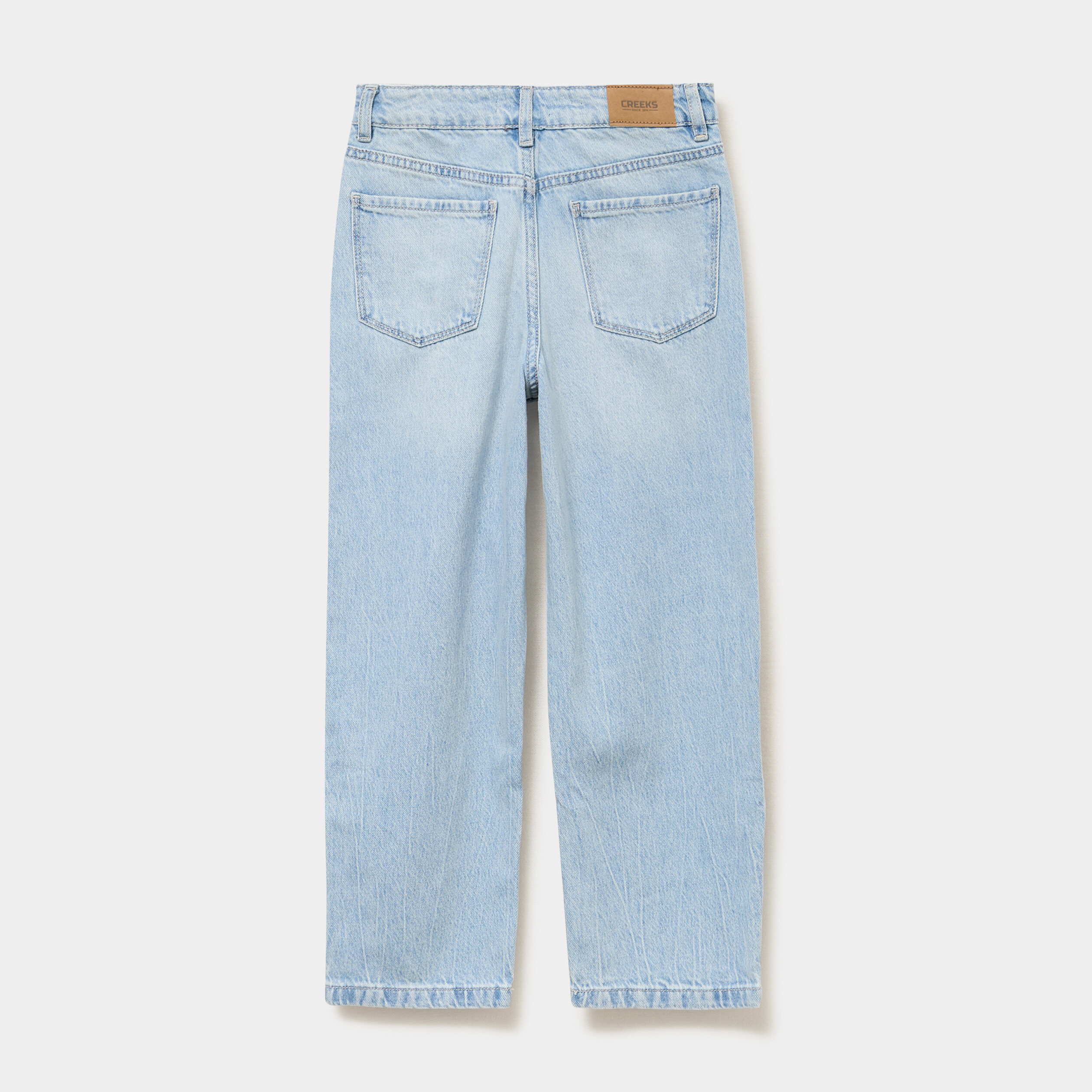 Jean regular 5 poches coton denim triple stone fille
