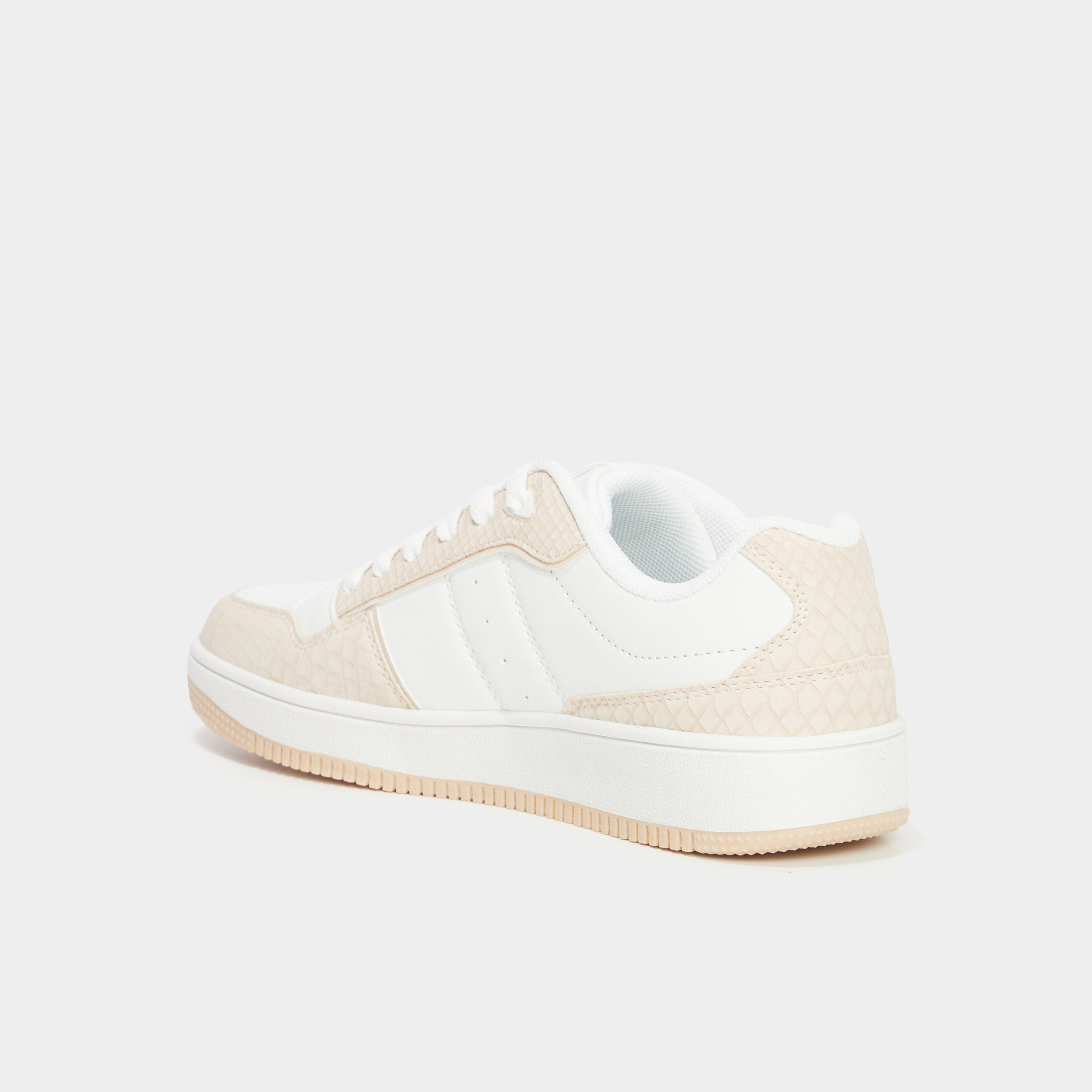 tennis basses semelle epaisse creeks rose femme Tennis basses semelle épaisse Creeks rose femme
