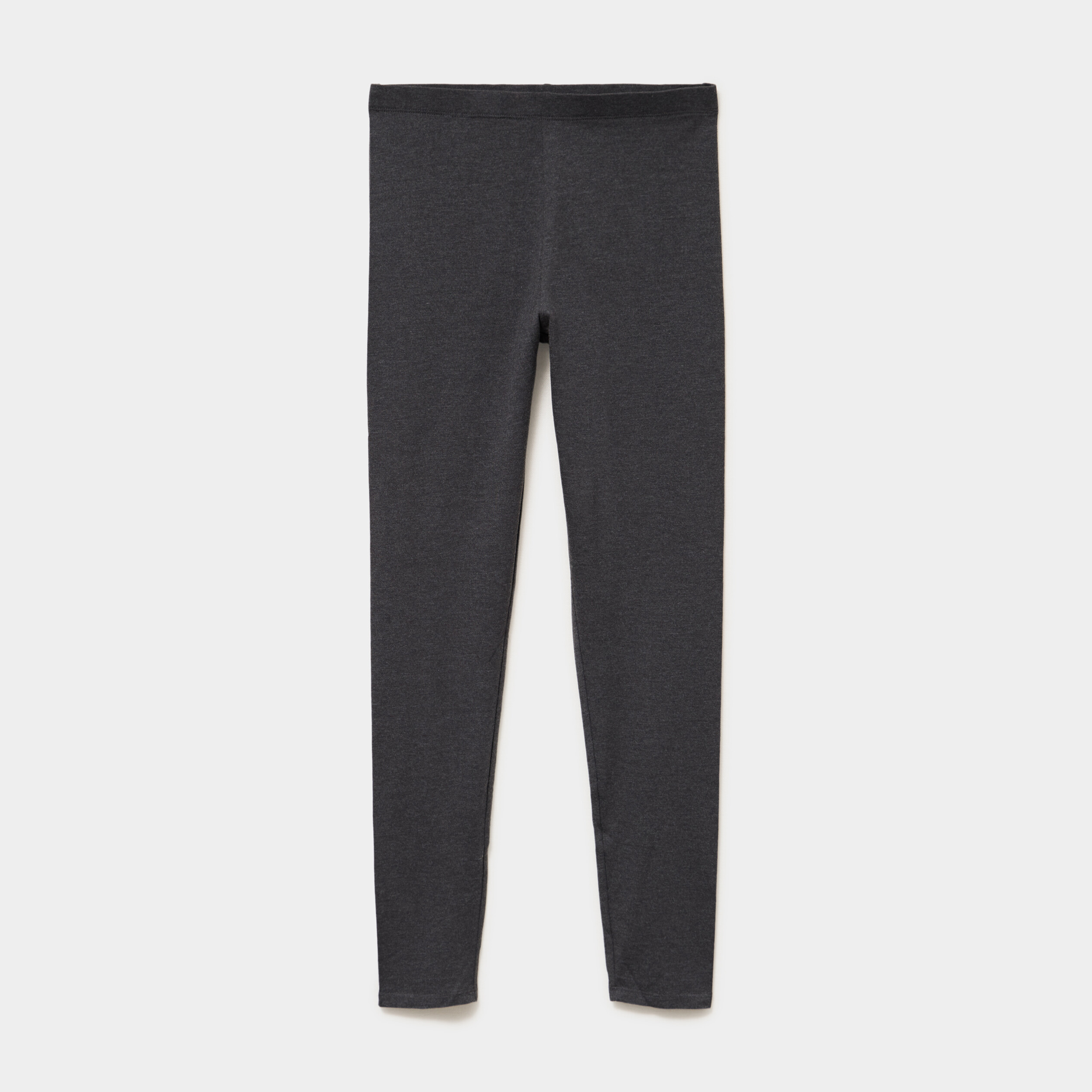 Legging taille haute gris fonc&eacute; femme