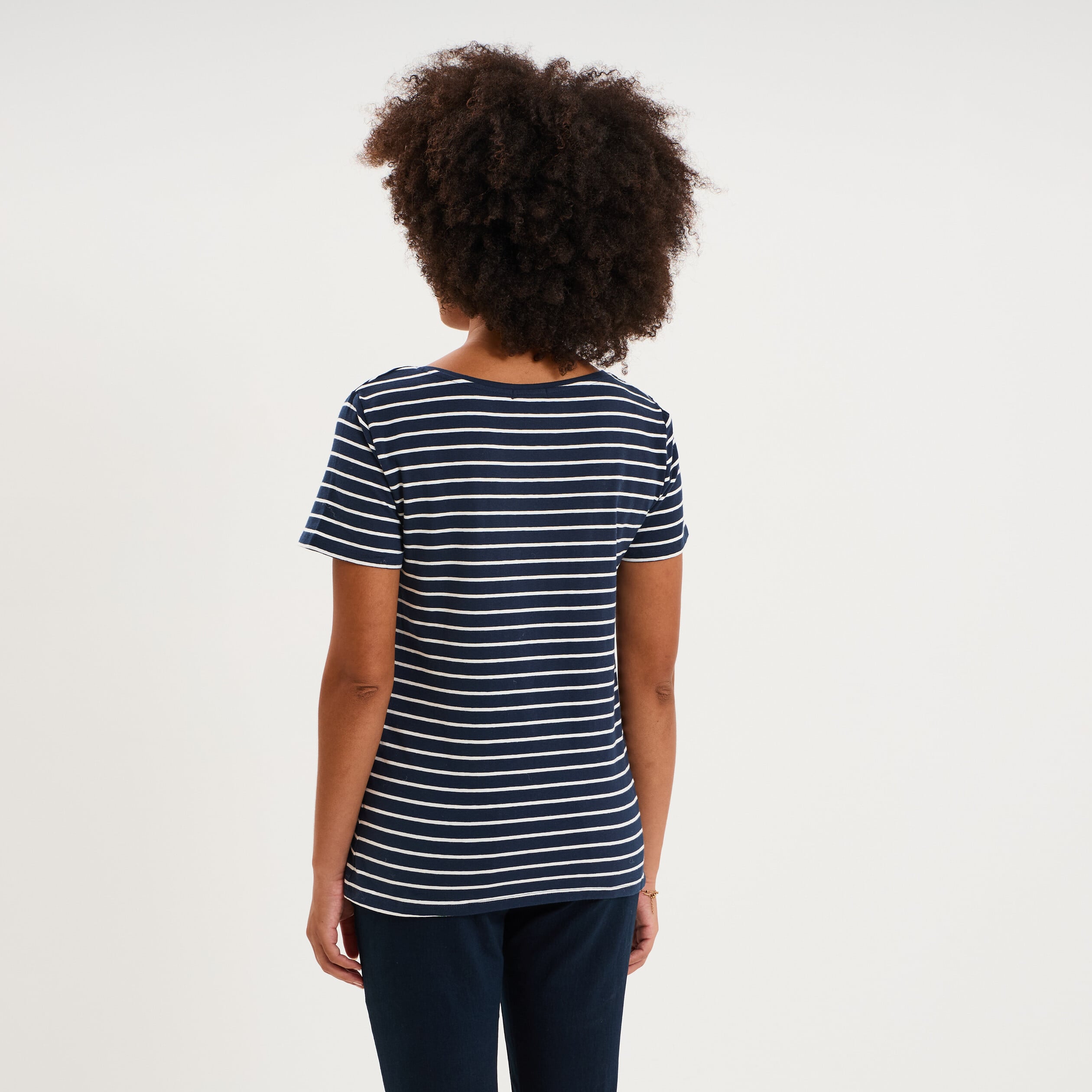 T-shirt allaitement manches courtes blanc femme maternit&eacute;