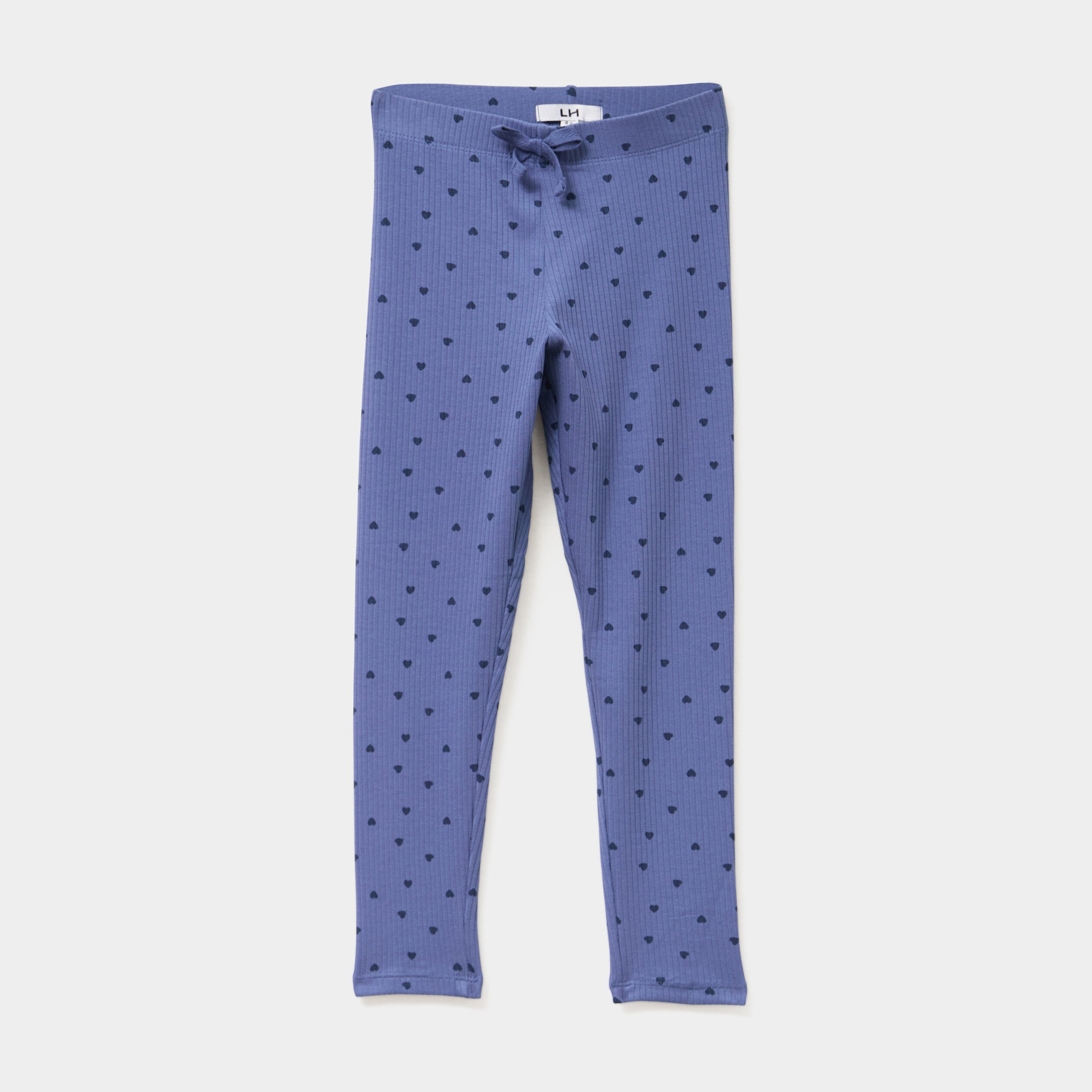 legging cotele coton bleu gris fille Legging côtelé coton bleu gris fille