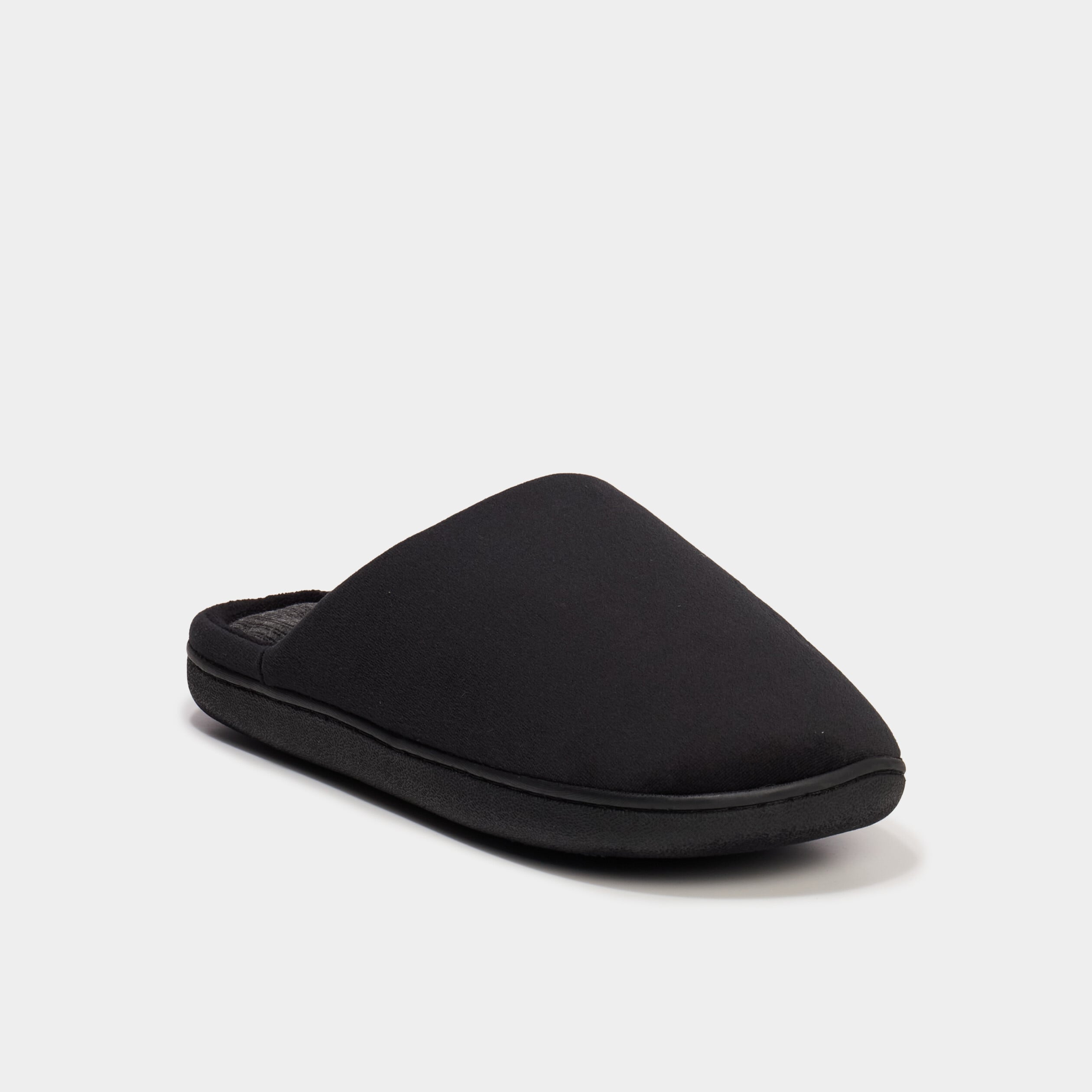 Chaussons mules noir homme