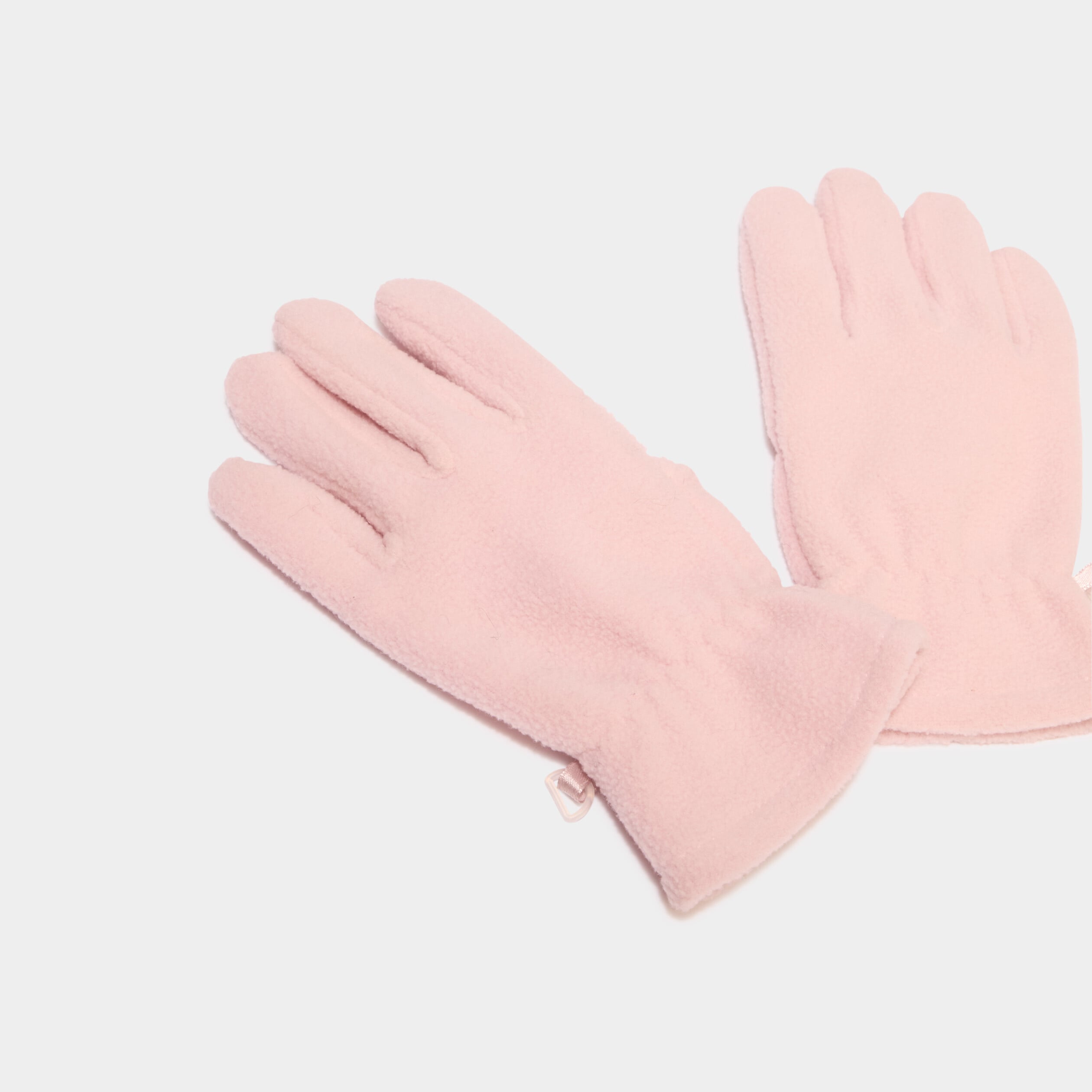 Gants effet polaire rose fille