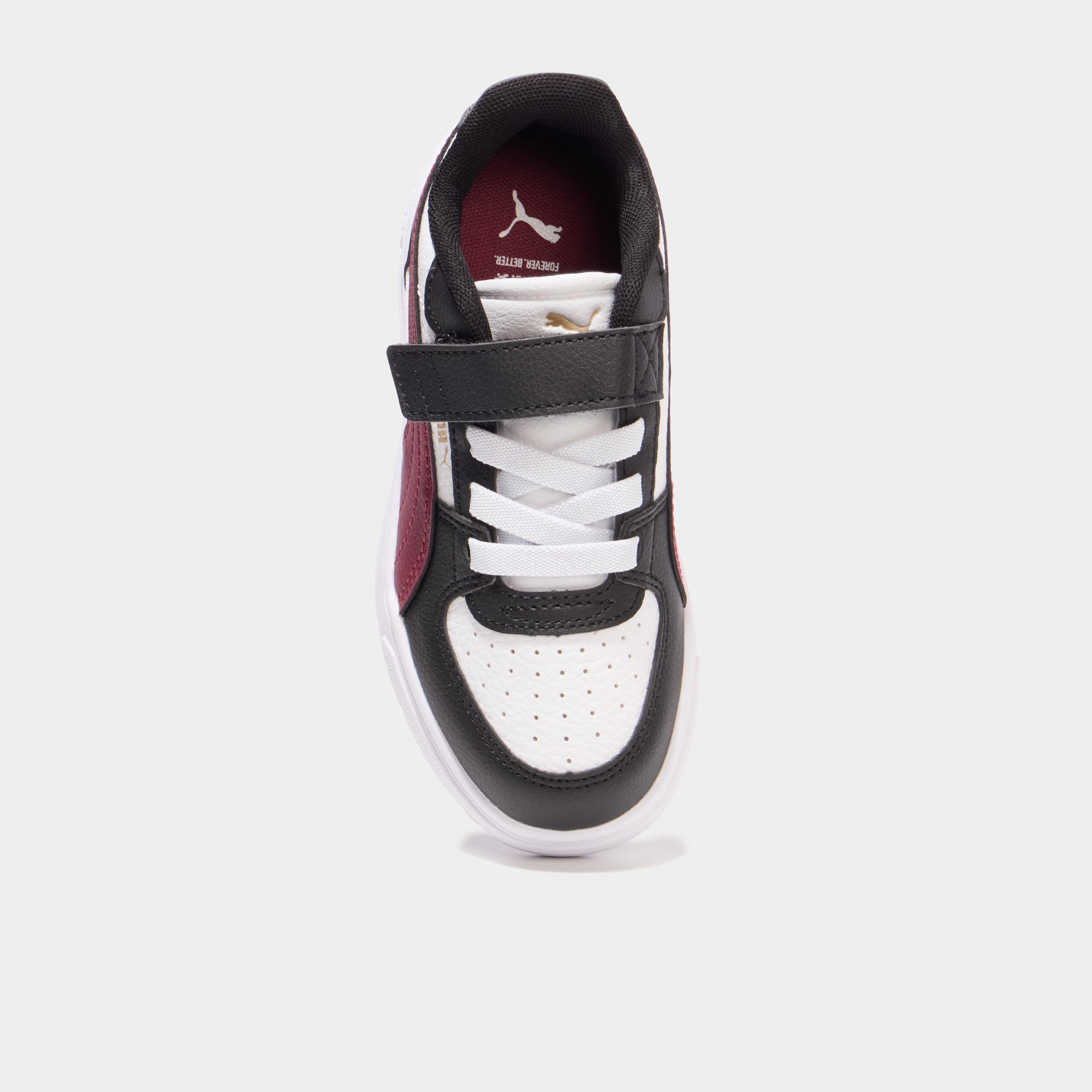 Baskets &agrave; scratchs Caven III Puma bordeaux gar&ccedil;on