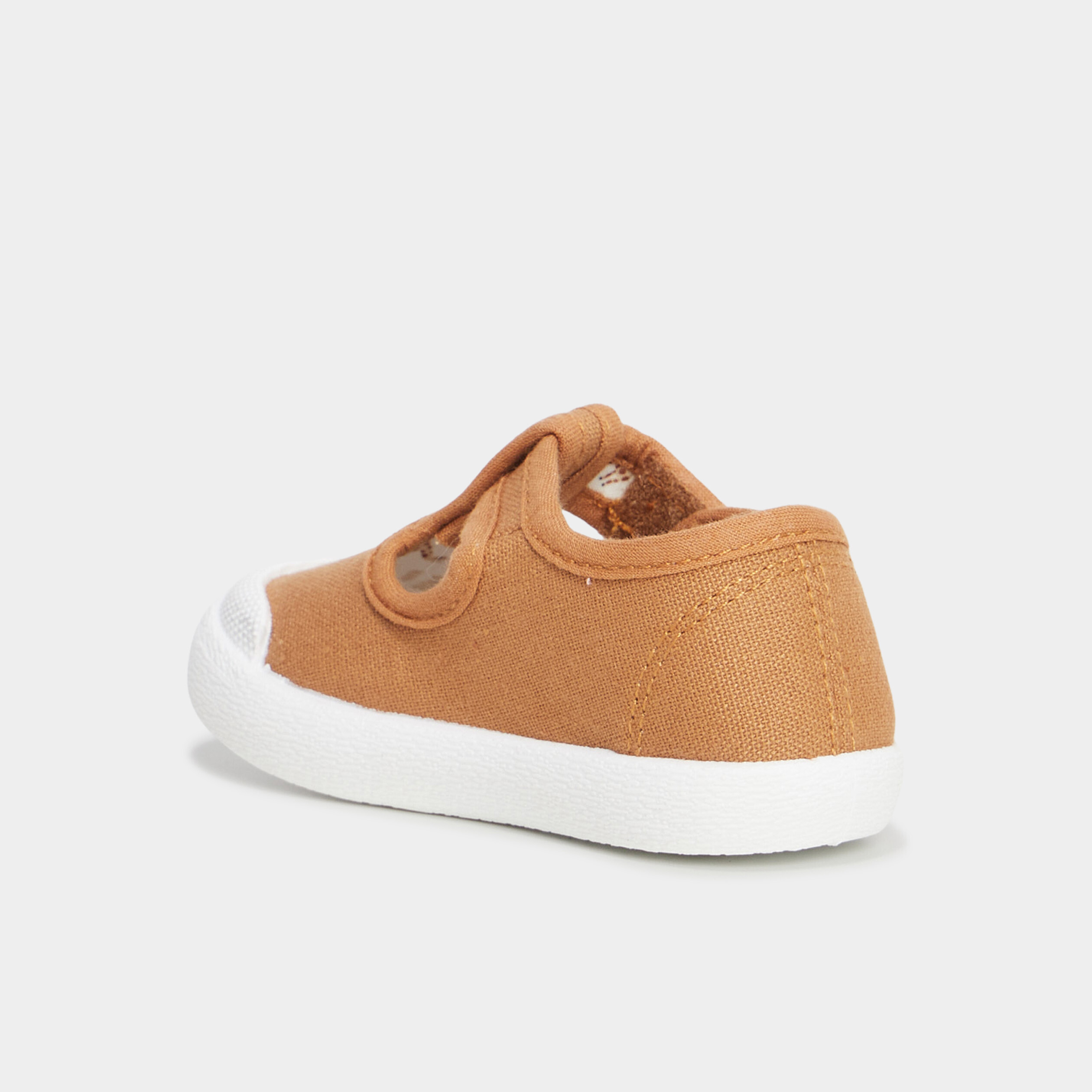 Chaussures renforc&eacute;es &agrave; semelle souple marron b&eacute;b&eacute; gar&ccedil;on