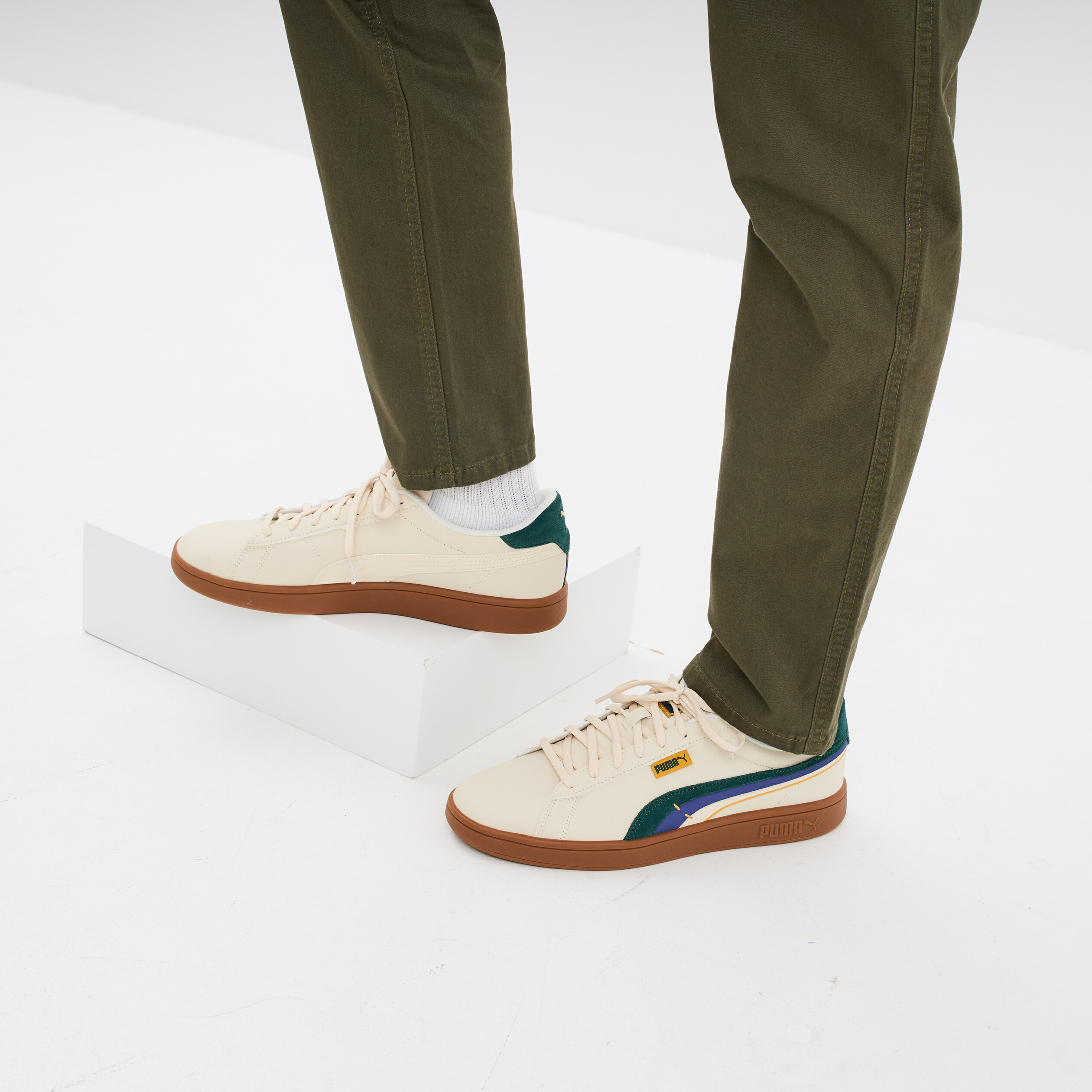 Tennis basses &agrave; lacets Puma sable homme