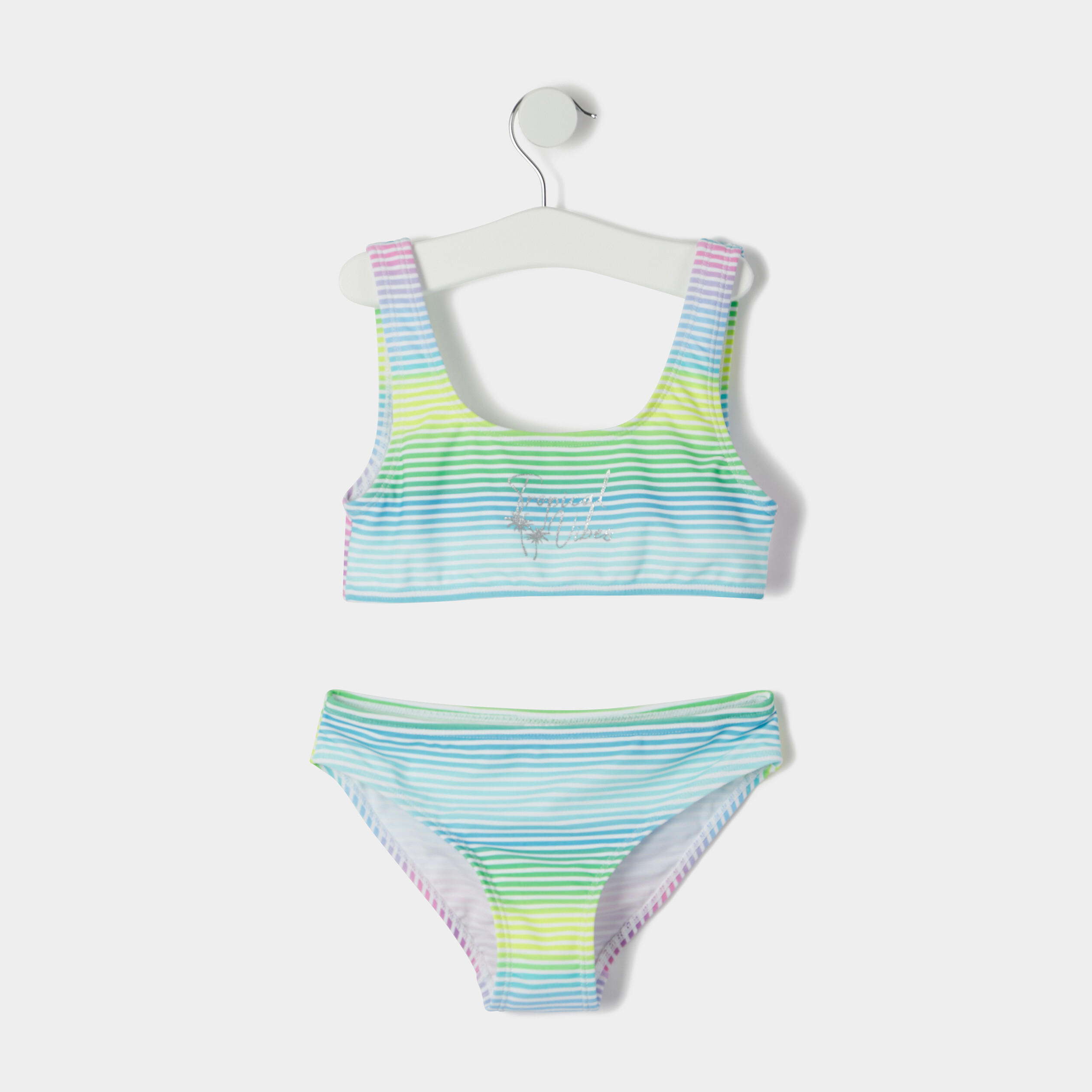 maillot de bain 2 pieces multicolore fille Maillot de bain 2 pièces multicolore fille